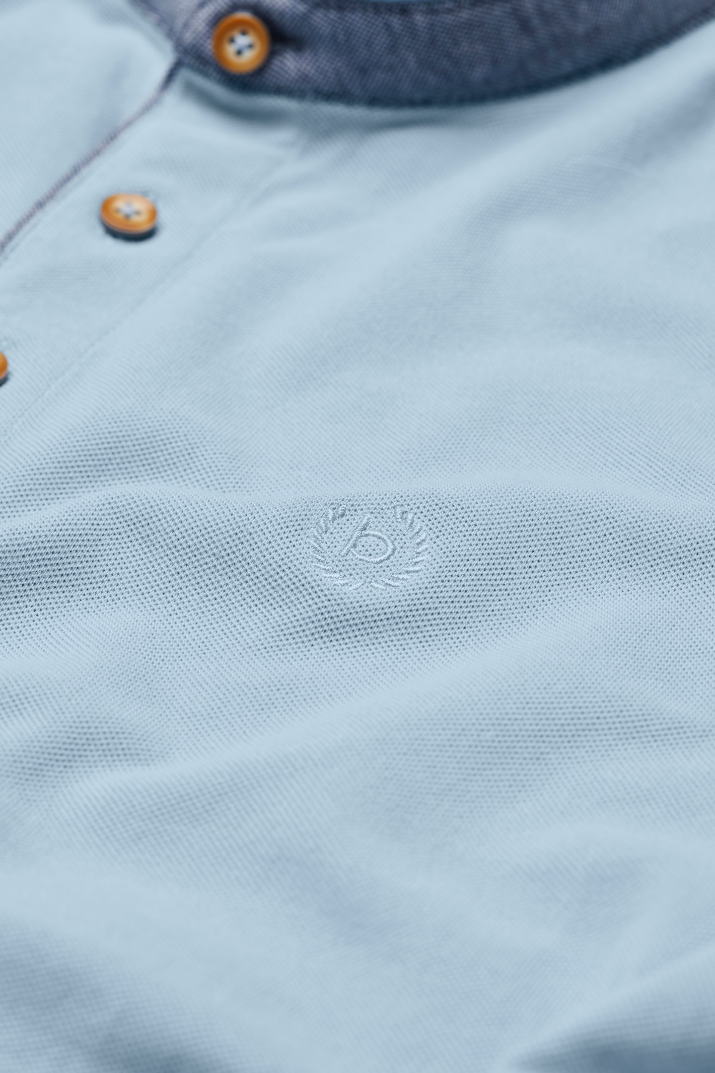 bugatti Poloshirt, mit Stehkragen