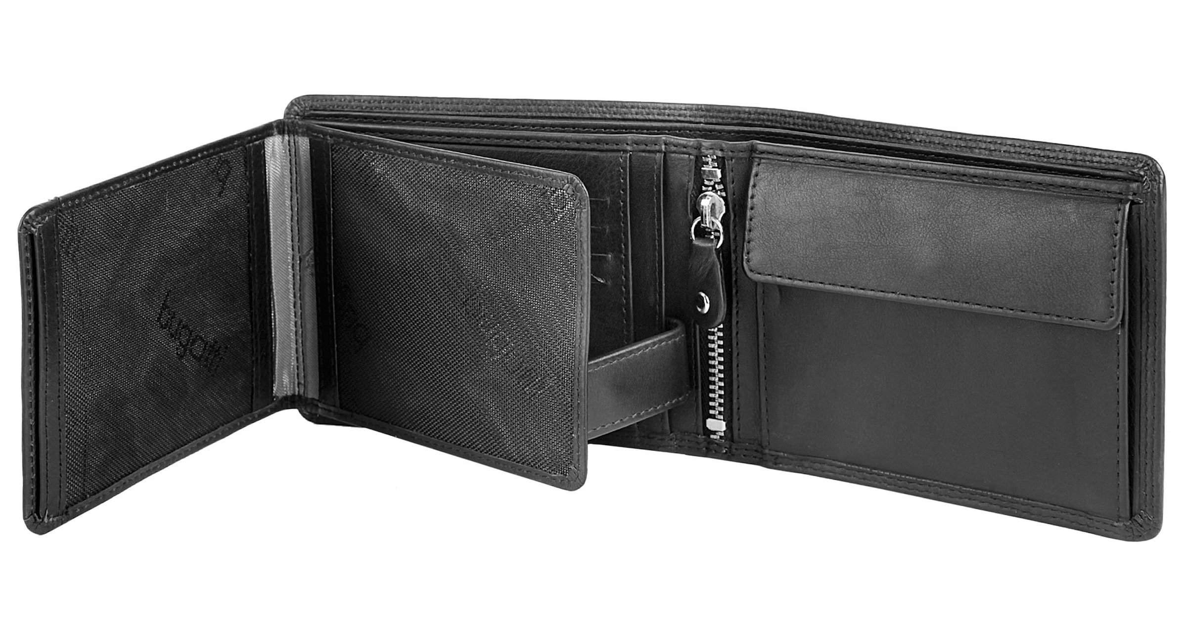 bugatti Geldbörse »SIMBIOSI« echt Leder