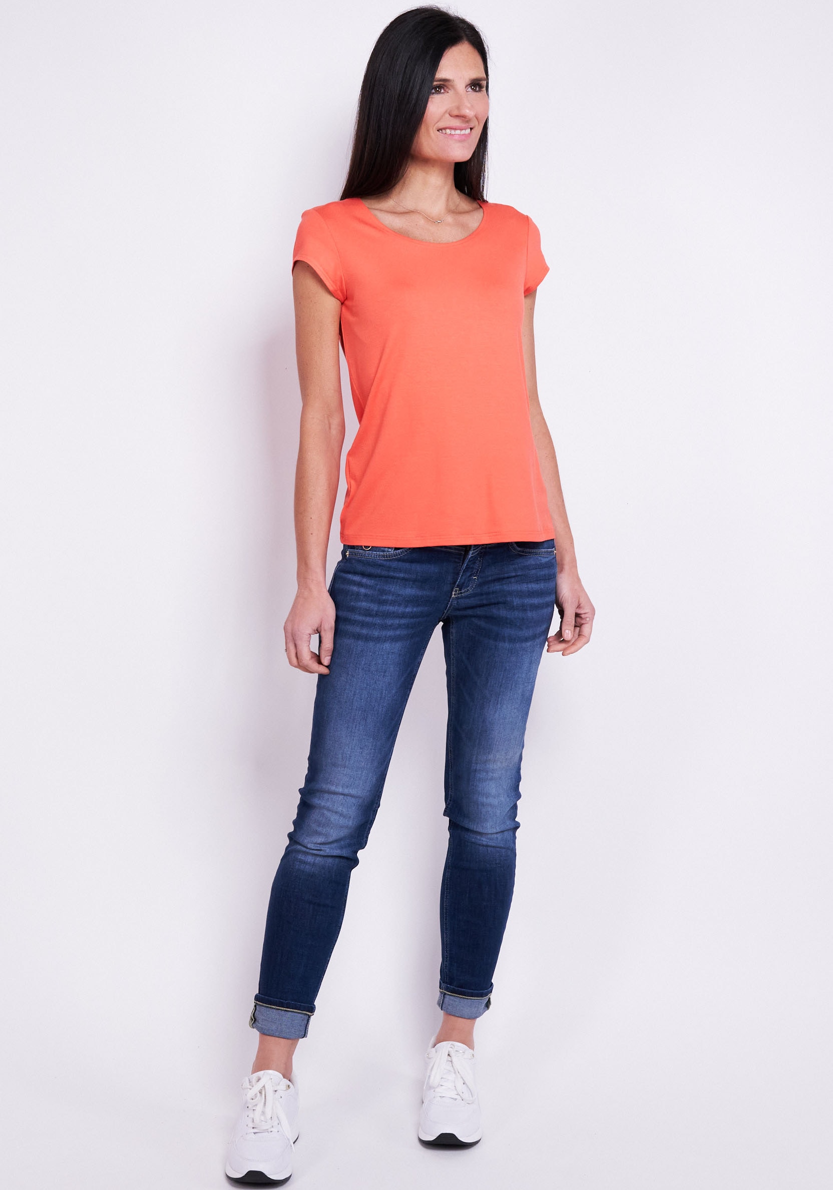 Seidel Moden T-Shirt mit Kappenärmel, MADE IN GERMANY