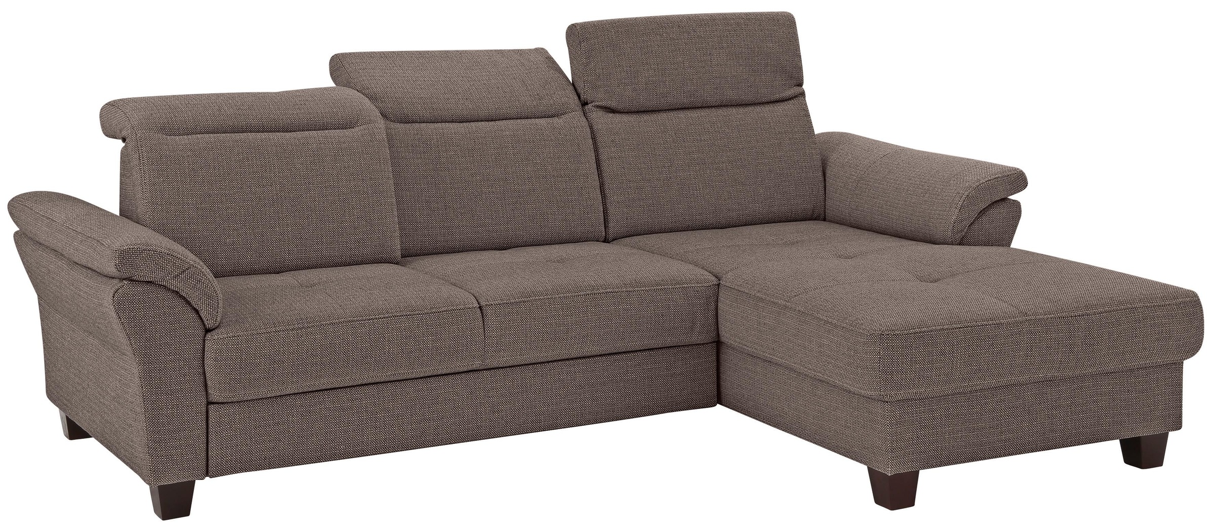 Home affaire Ecksofa »Solvei L-Form«, mit Recamierenabschluß und Sitztiefenverstellung