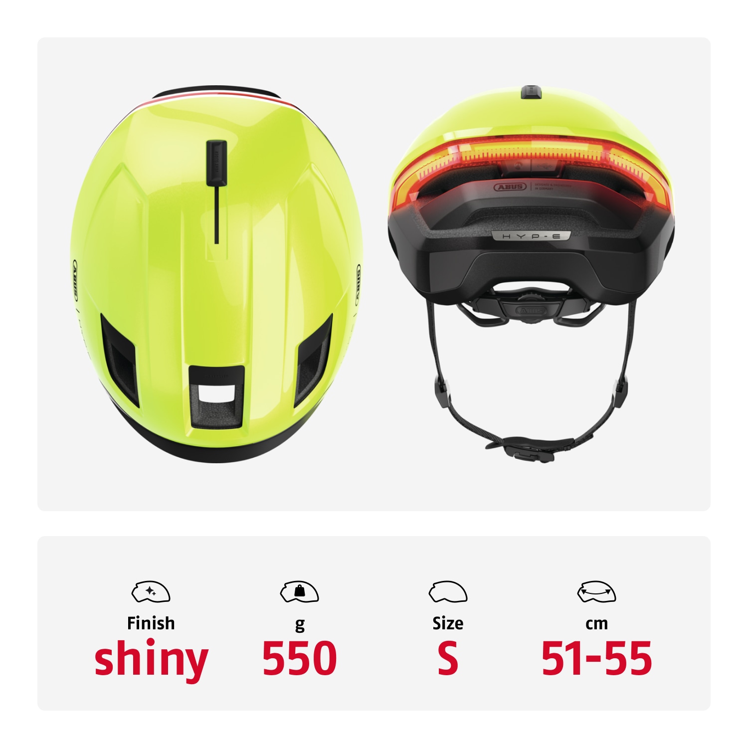 ABUS Fahrradhelm »HYP-E«