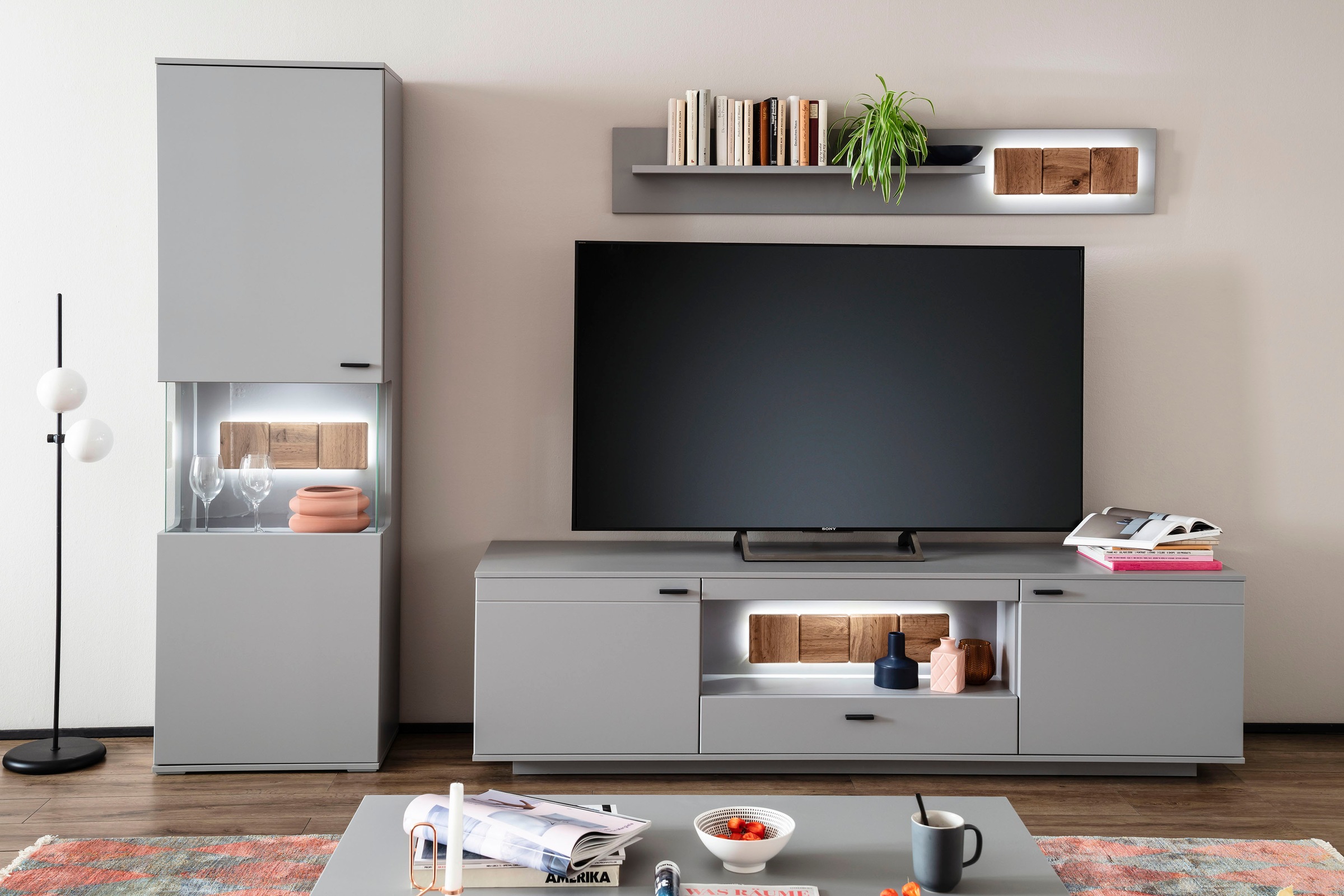 MCA furniture Wohnwand »Zadar« 3 Stk. tlg. günstig online kaufen