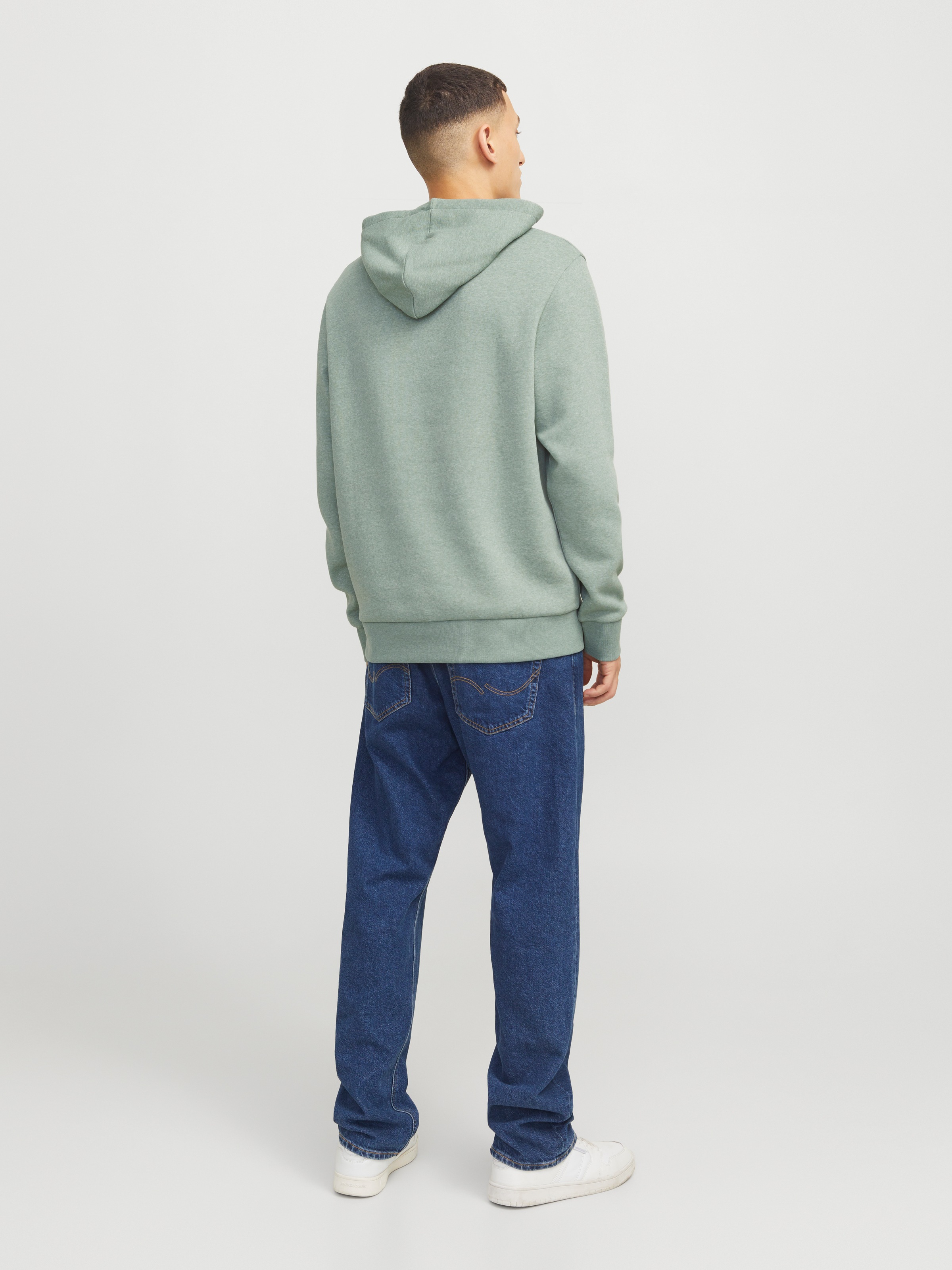Jack & Jones Kapuzensweatshirt »JJELOGO SWEAT HOOD 2 COL 24/25 NOOS«, mit Logo Print