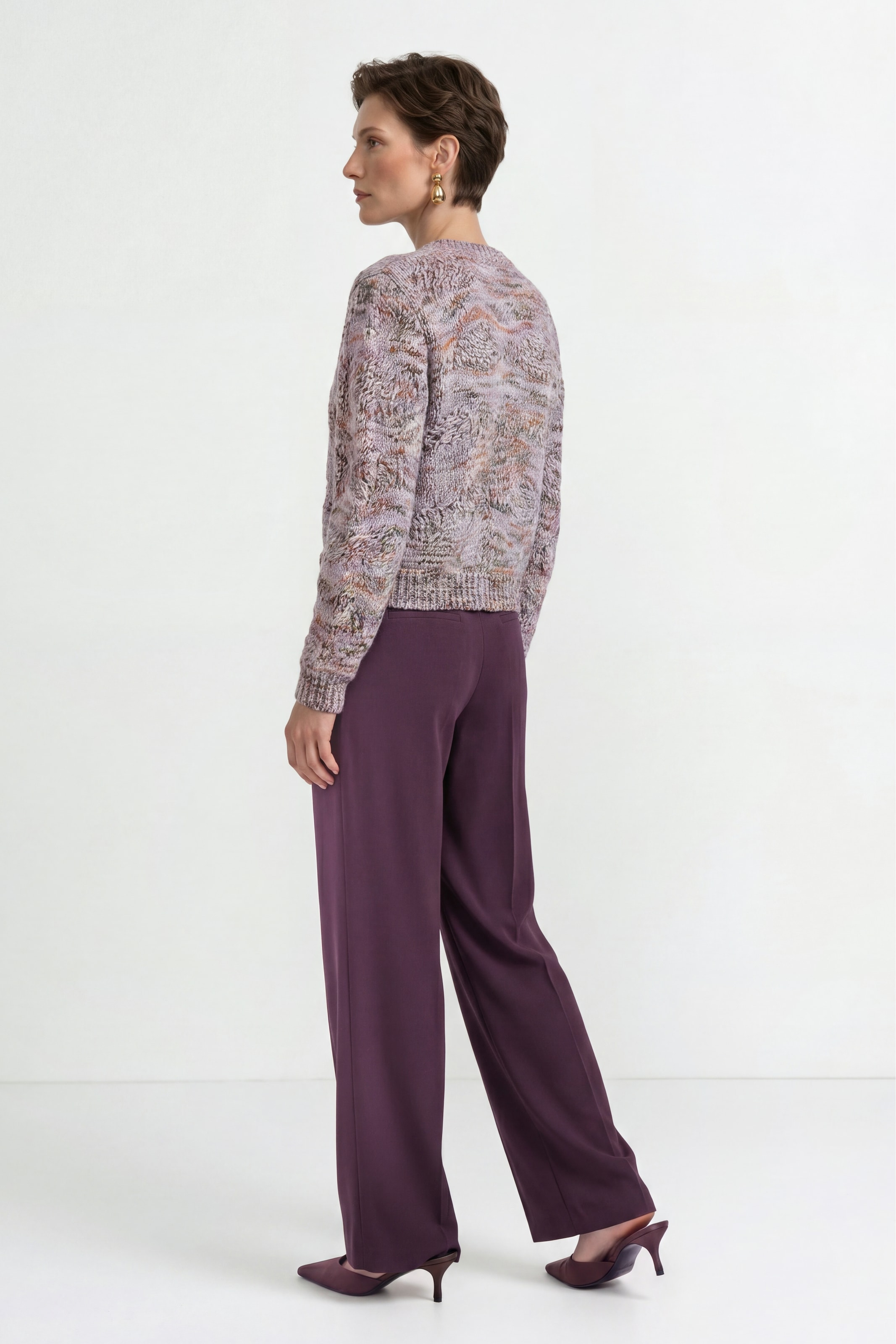 RICHROYAL Bundfaltenhose  mit Bügelfalten, Wide Leg