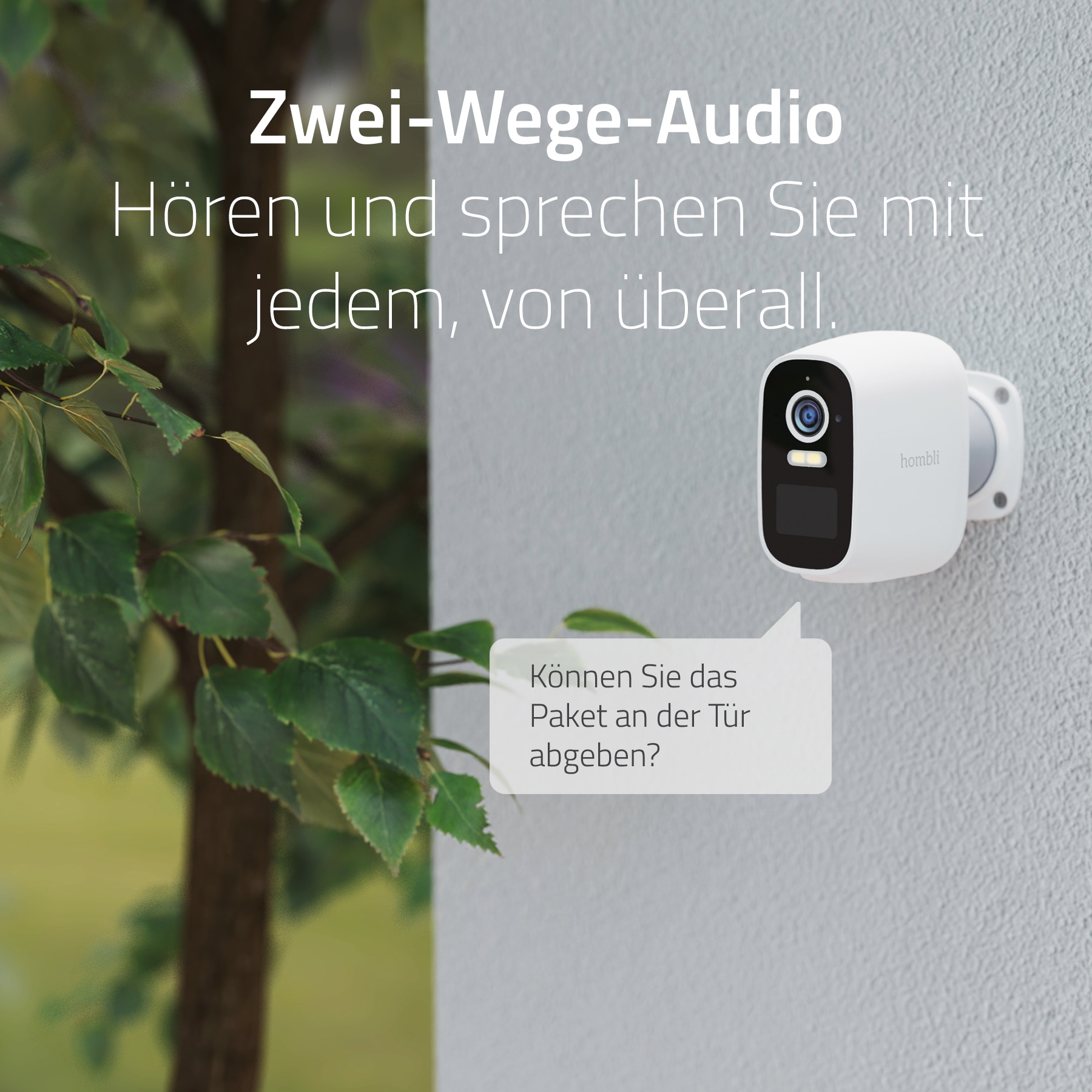 Hombli Überwachungskamera »Battery Cam 2K« Außenbereich