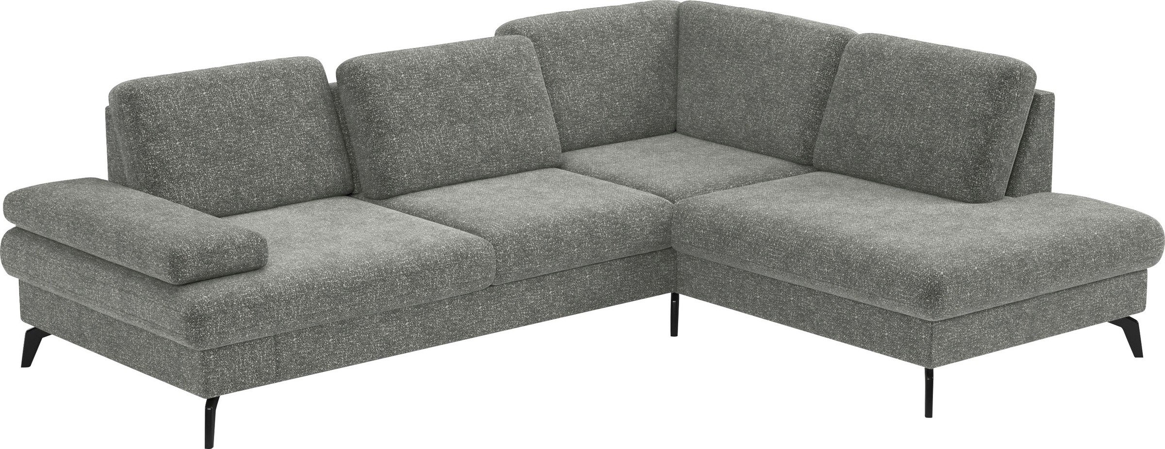 sit&more Ecksofa »Morris L-Form, inkl. Sitztiefenverstellung«, wahlweise mit Armteilverstellung, Bettfunktion & Bettkasten