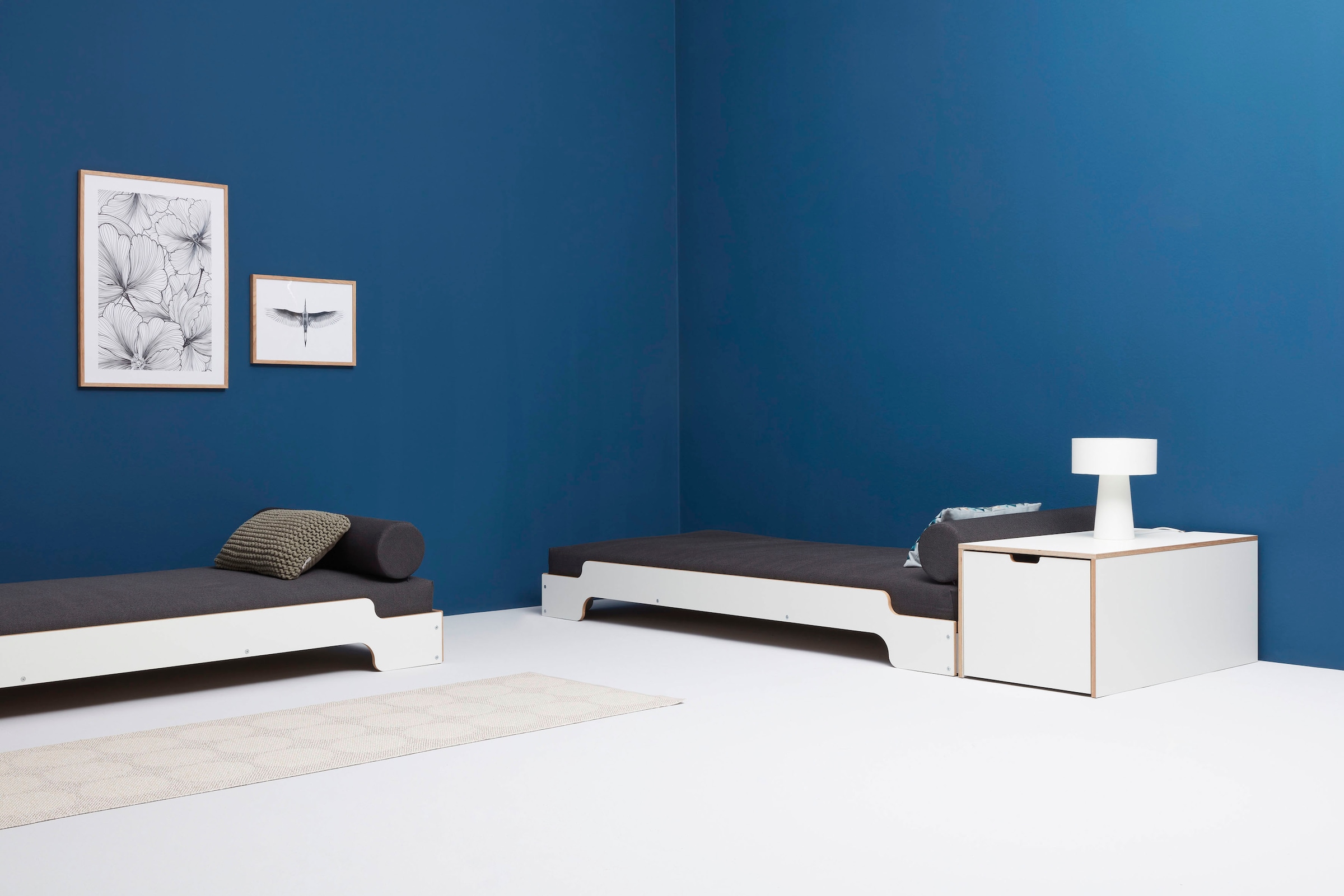 Müller SMALL LIVING Stapelbett »STAPELLIEGE Komfort (eine Liege)«, Komforthöhe 27.5 cm, ausgezeichnet mit dem German Design Award - 2019