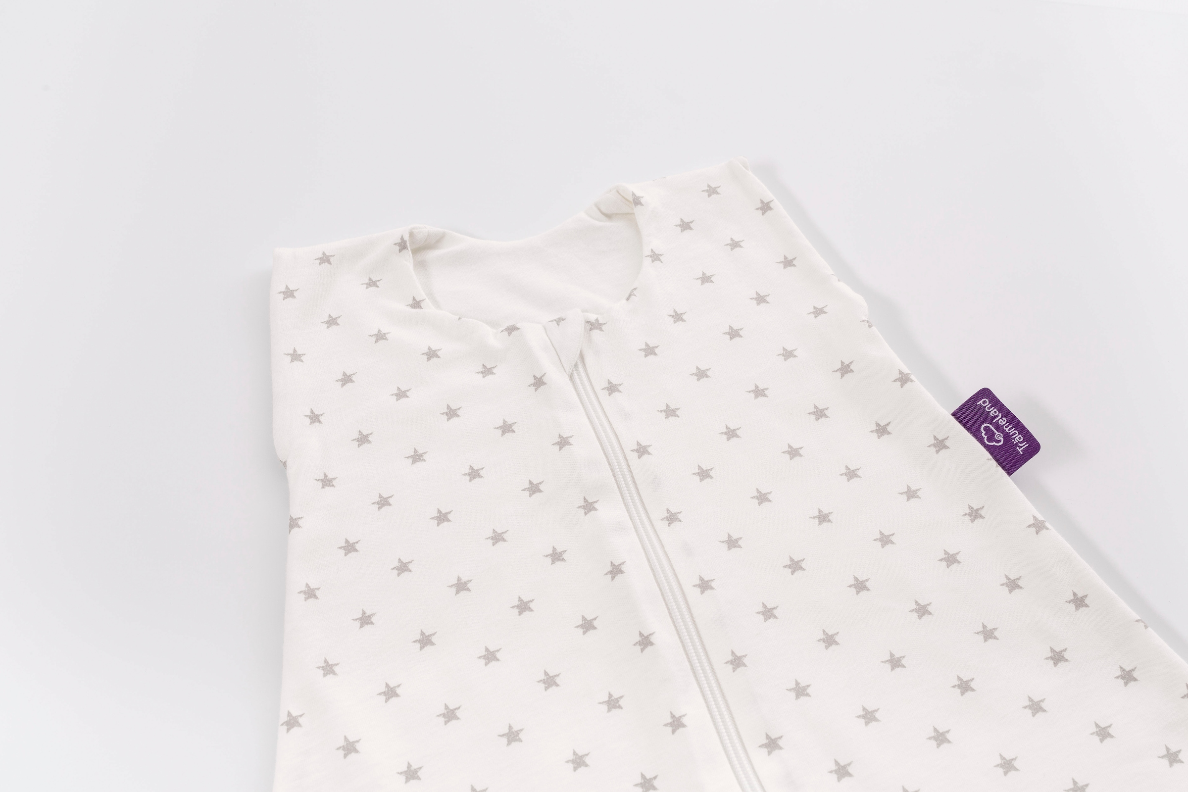 Träumeland Babyschlafsack »Sommerschlafsack LIEBMICH Baumwolle, Design Sternchen grau«, (1 tlg.)