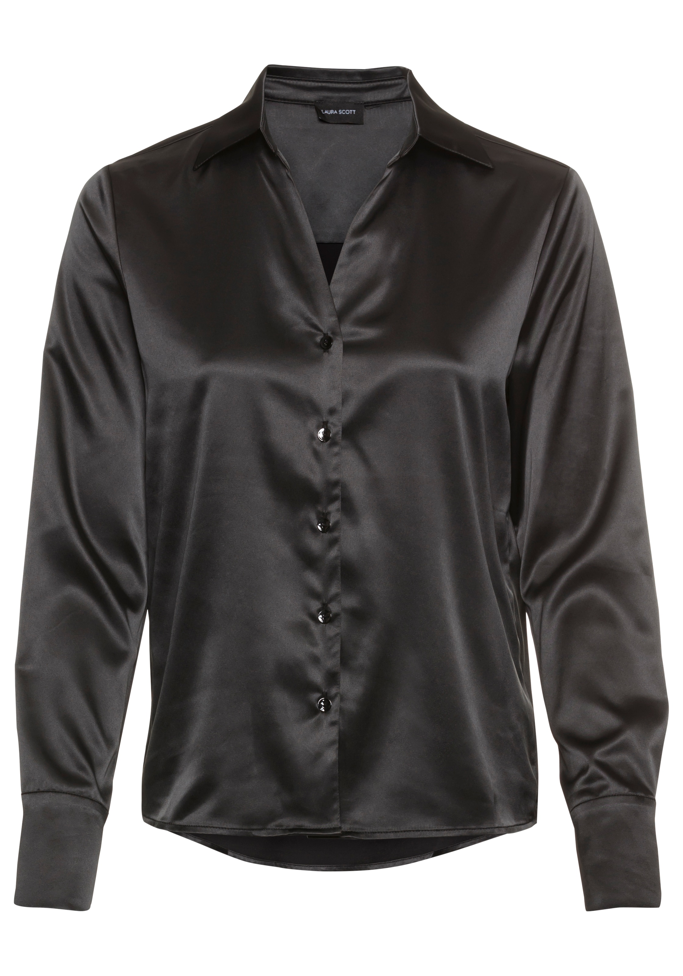 Laura Scott Satinbluse in femininem Look - NEUE KOLLEKTION