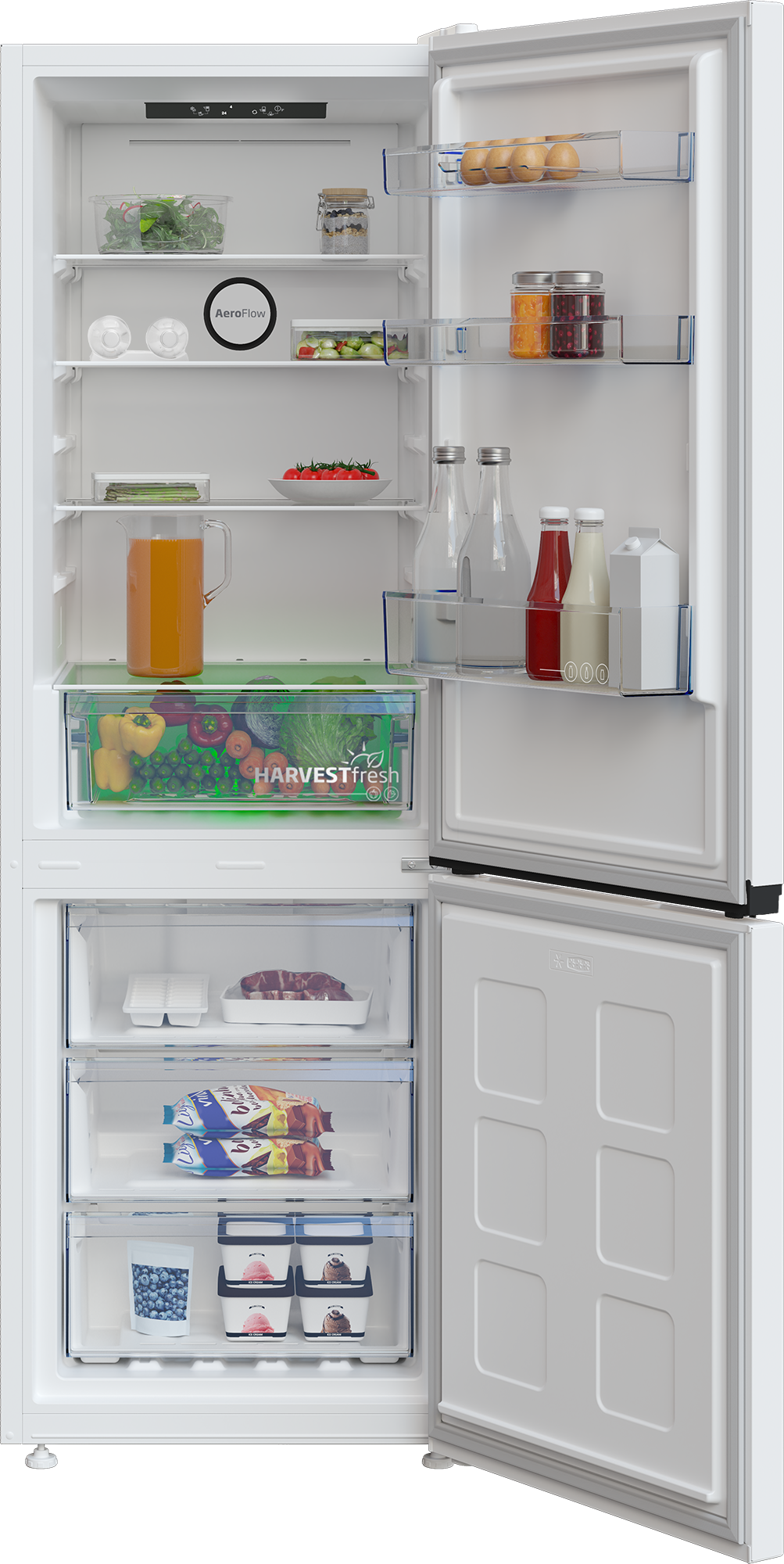 BEKO Kühl-/Gefrierkombination »B5RCNA346HW« günstig online kaufen