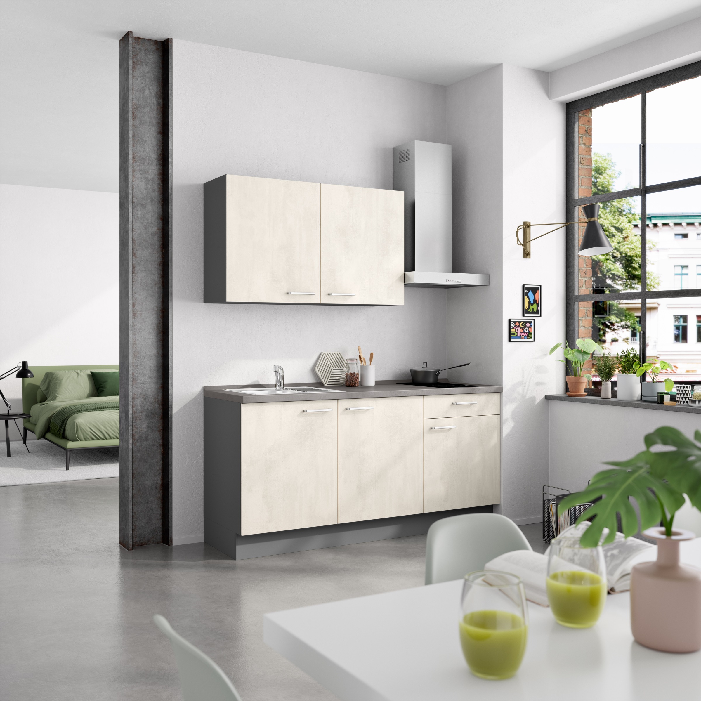 nobilia® Küchenzeile »"Riva I"«, vormontiert, Ausrichtung wählbar, Breite 1 günstig online kaufen
