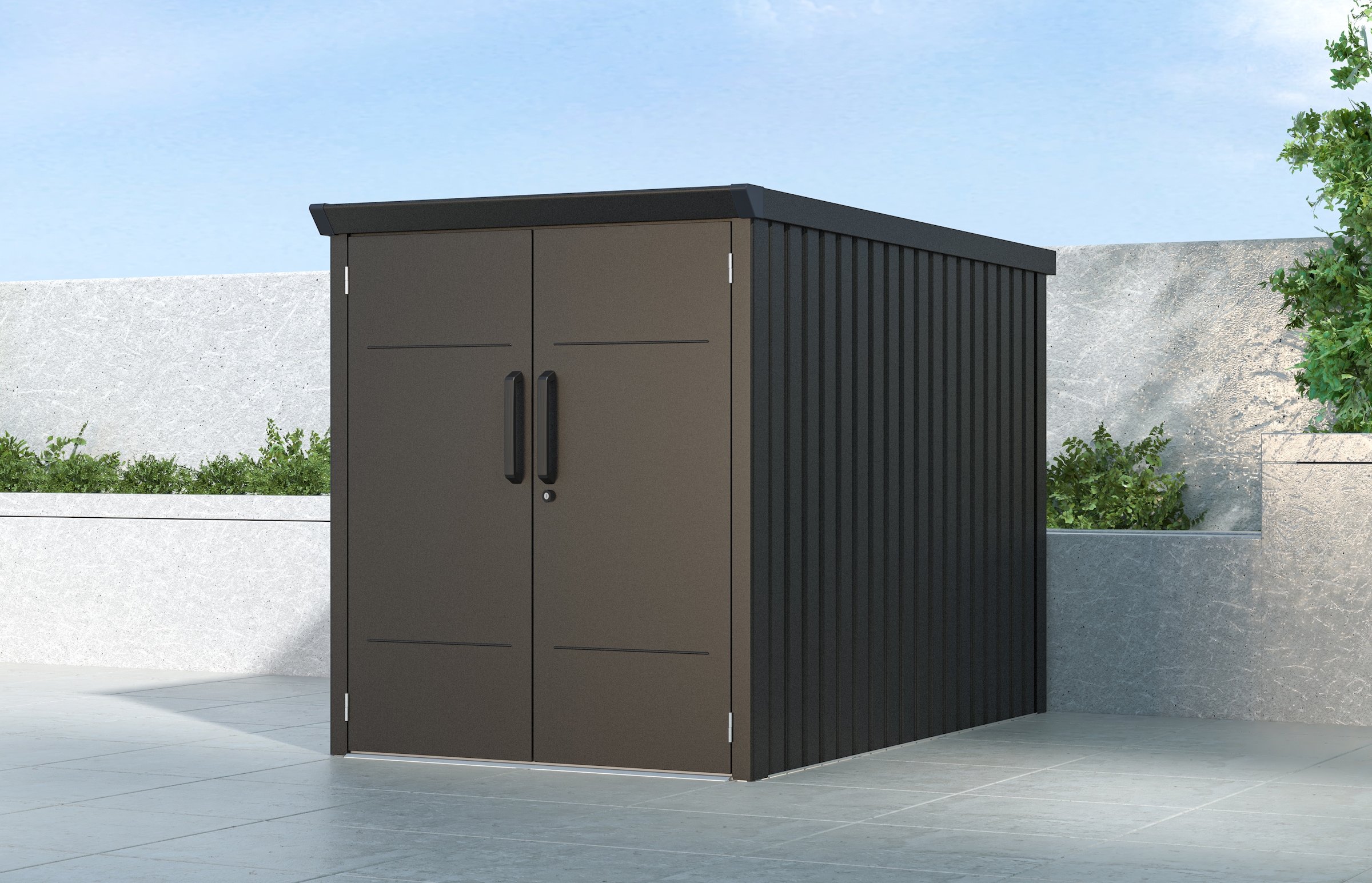 WESTMANN Fahrradbox »Velos 2« BxTxH: 133x222x151 cm