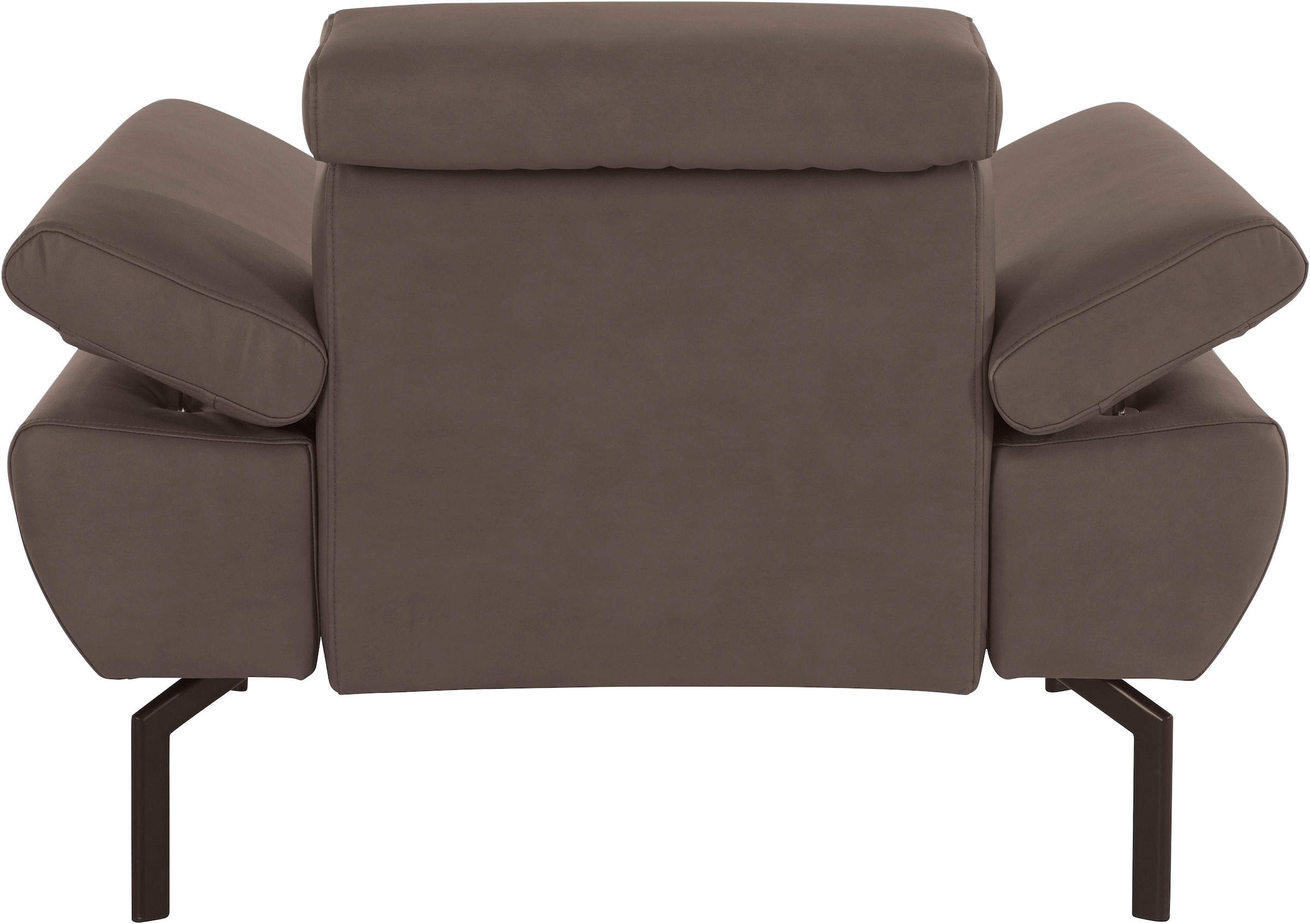 Places of Style Sessel »Trapino Luxus«, wahlweise mit Rückenverstellung,  Luxus-Microfaser in Lederoptik auf Rechnung bestellen