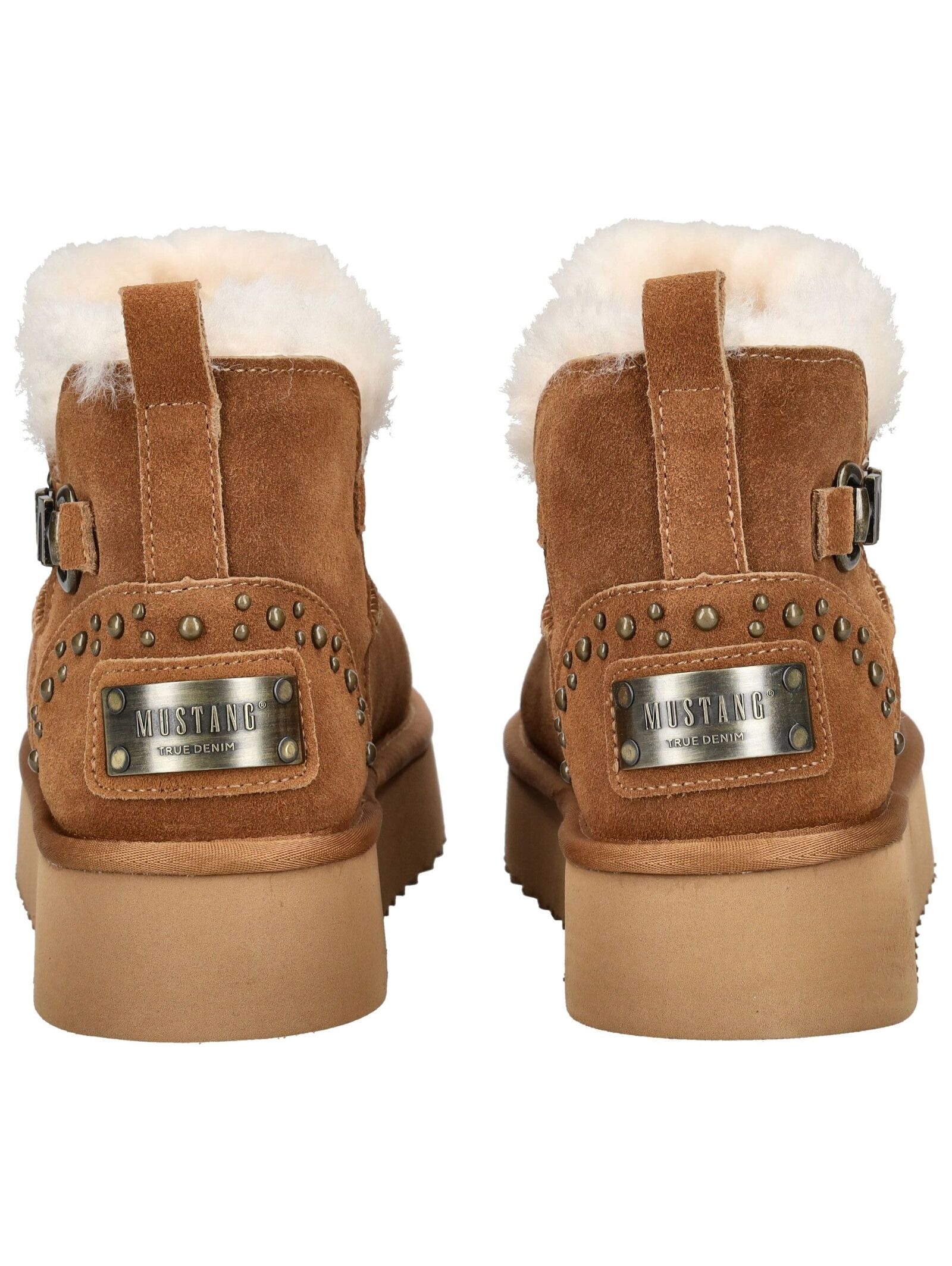 Mustang Shoes Plateaustiefelette »Mustang Shoes Stiefelette Veloursleder«