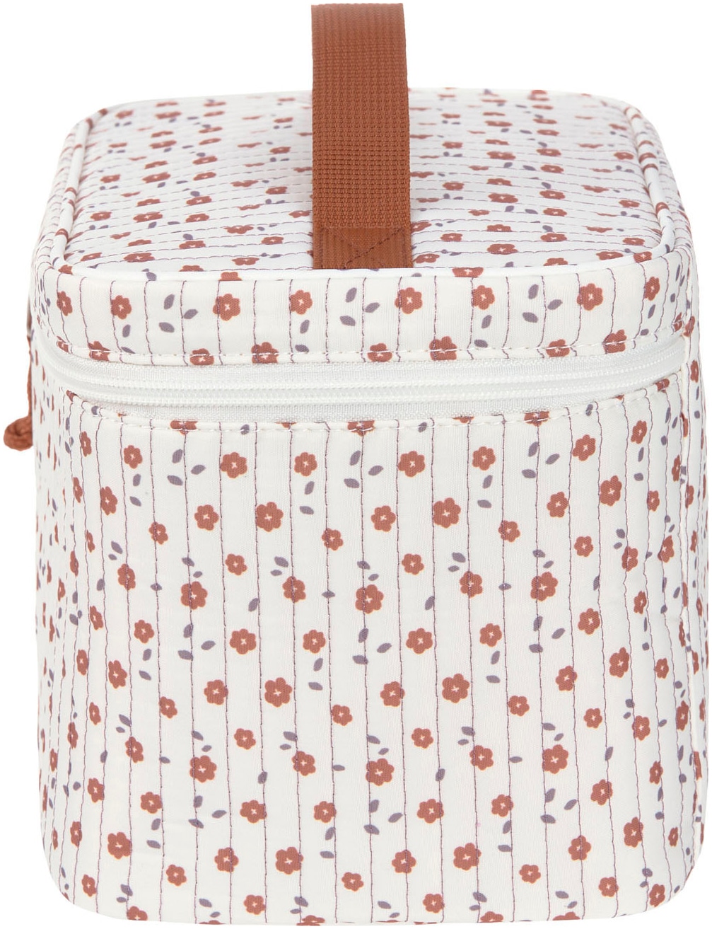 LÄSSIG Wickeltasche »Flowers White, Wickeltisch Organizer«, PETA-approved vegan