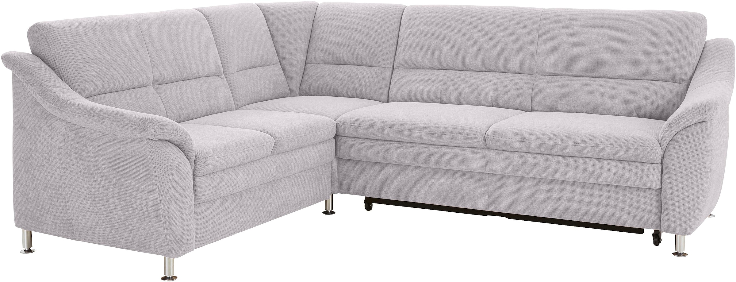 sit&more Ecksofa »Cardoso L-Form«, mit Federkern, wahlweise mit Bettfunktio günstig online kaufen