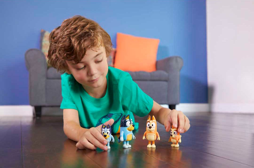 Moose Spielfigur »Bluey & Familie 4er Pack«