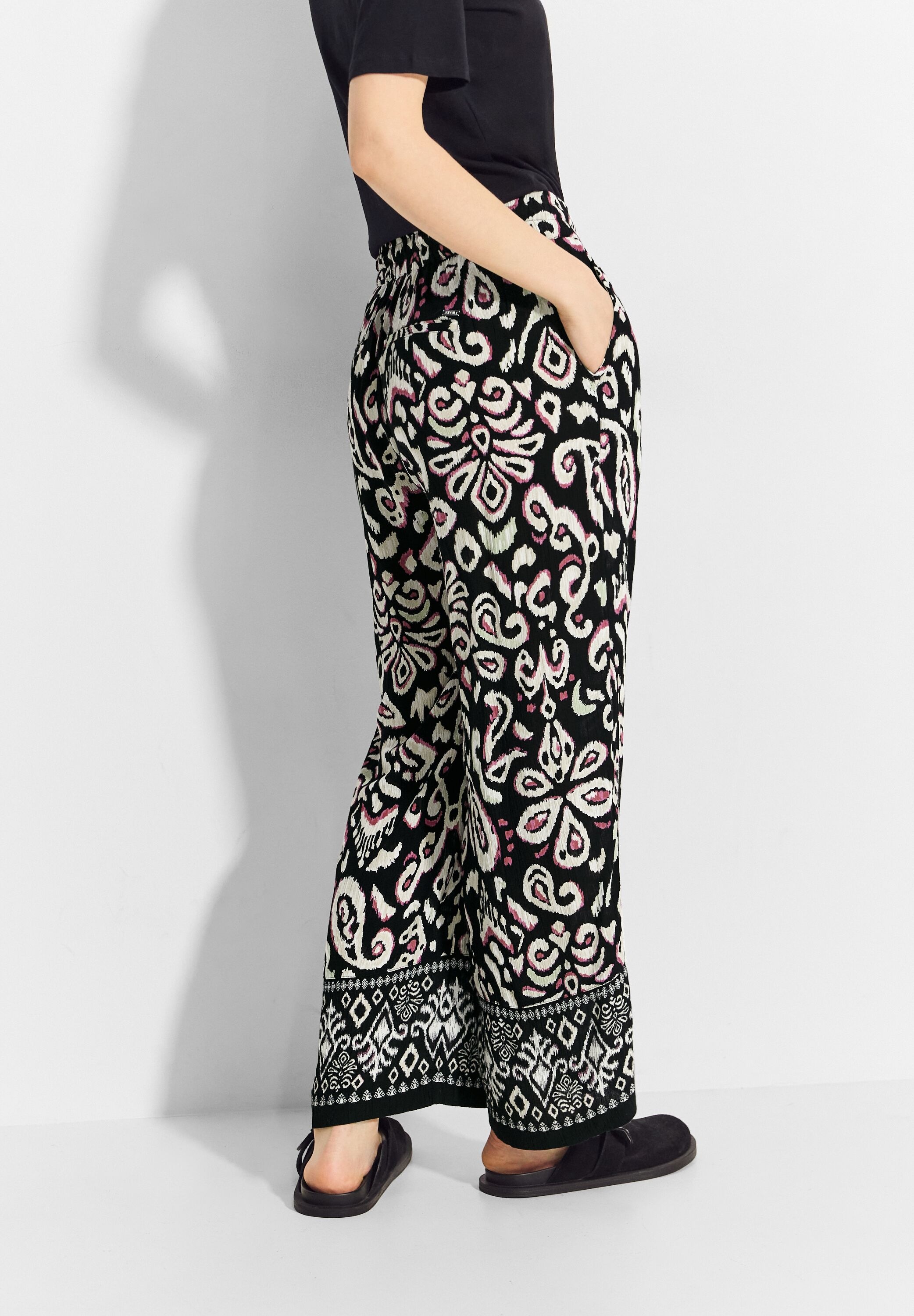 Cecil Culotte »Style Neele«, Sommerhose mit Ornament Muster