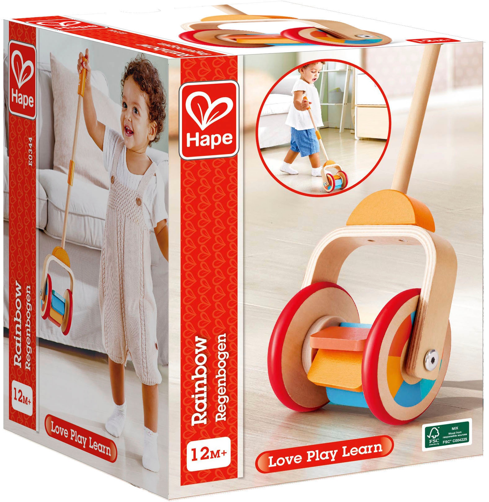 Hape Schiebestab »Regenbogen«