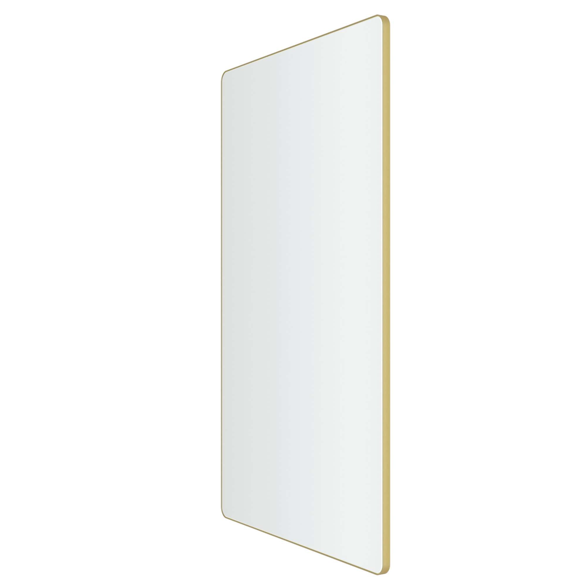 Loevschall Spiegel »Refine Wandspiegel rechteckig – eleganter Designspiegel mit edlem«, Rahmen in vielen Größen & Farben für Bad, Flur & Schlafzimmer