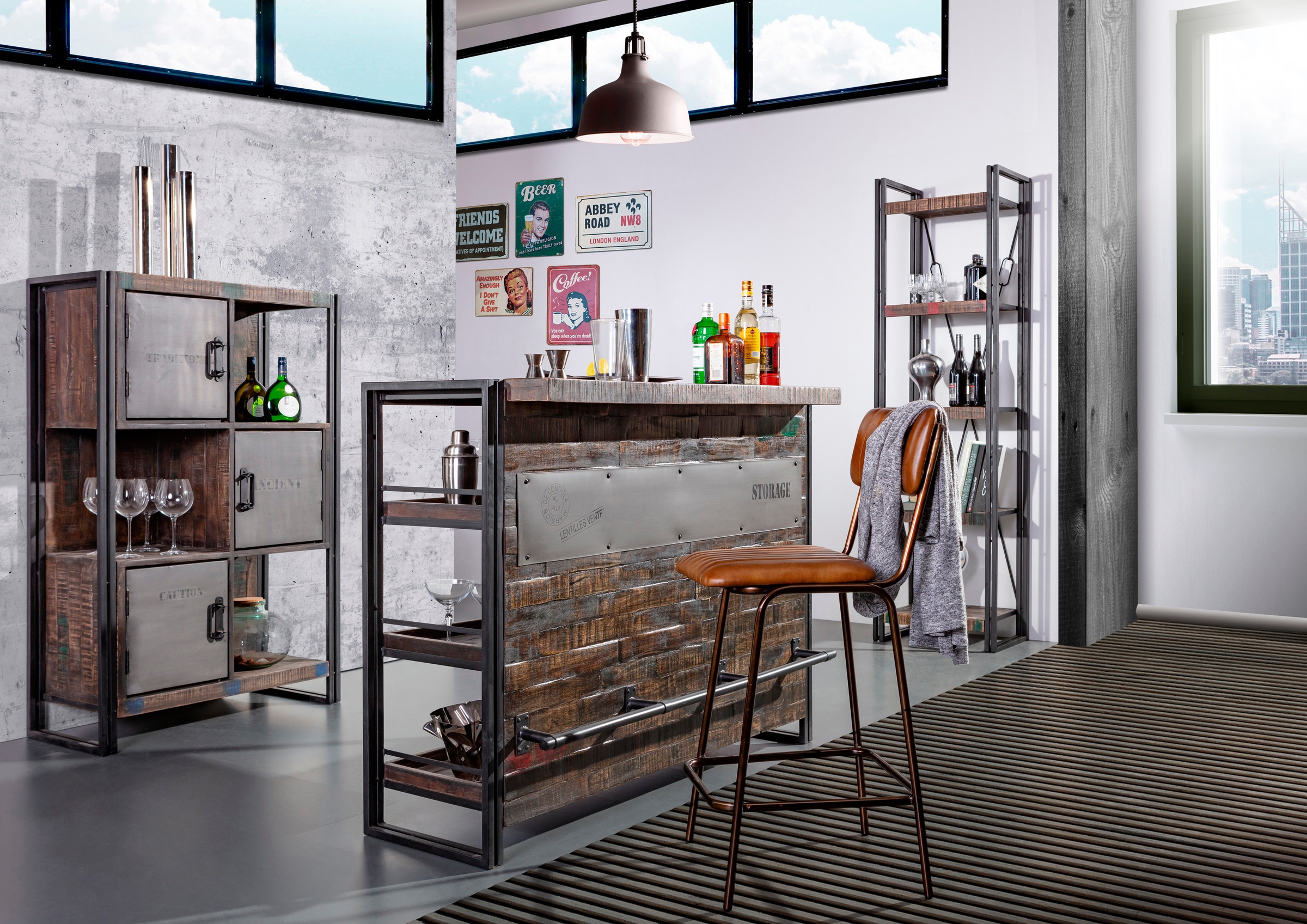 Gutmann Factory Regal »Titan« im Industrial Design günstig online kaufen