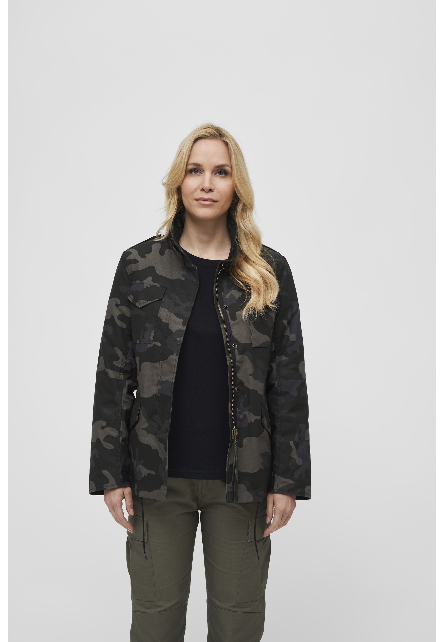 Brandit Parka »Brandit Damen Ladies M65 Standard Jacket« 1 Stk. tlg. mit Kapuze