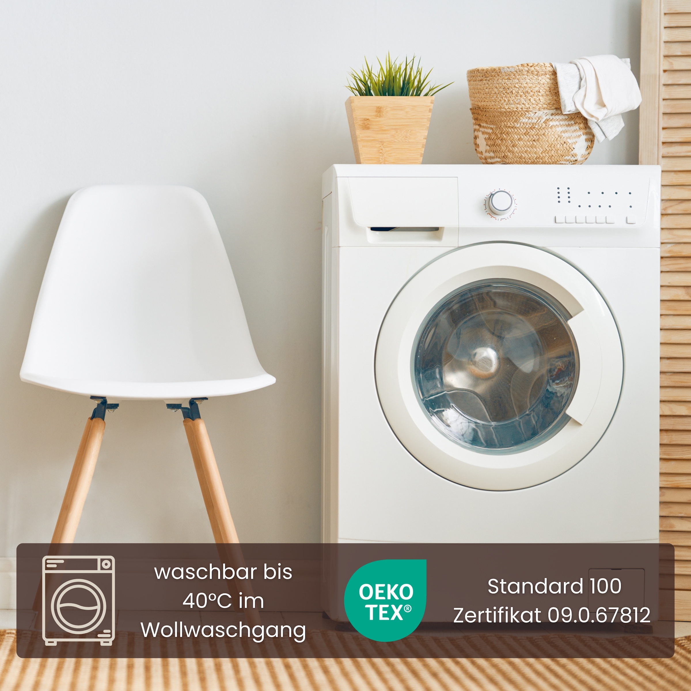 Älgdröm Naturhaarkissen »Lofna, Kissen 40x80 & 80x80 cm« 1 Stk. tlg. Kissenbezug  mit 100% Alpakahaar  versteppt.