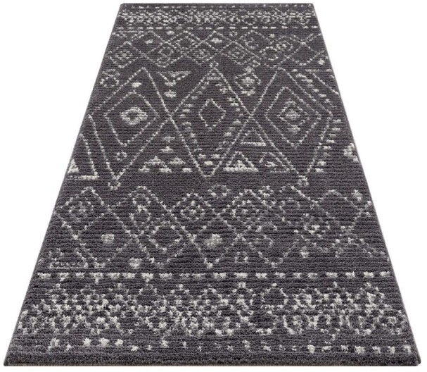 Carpet City Teppich »April 2292«, rechteckig, 10 mm Höhe, Läufer, weich durch Microfaser, Boho Ethno Look, Wohnzimmer