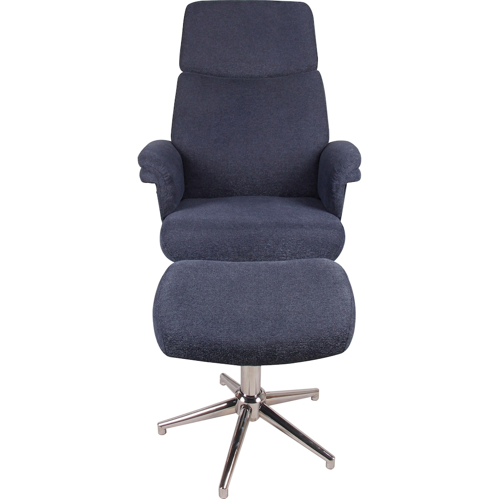 Duo Collection TV-Sessel »Sudbury«, mit Hocker und Relaxfunktion, 360 Grad drehbar