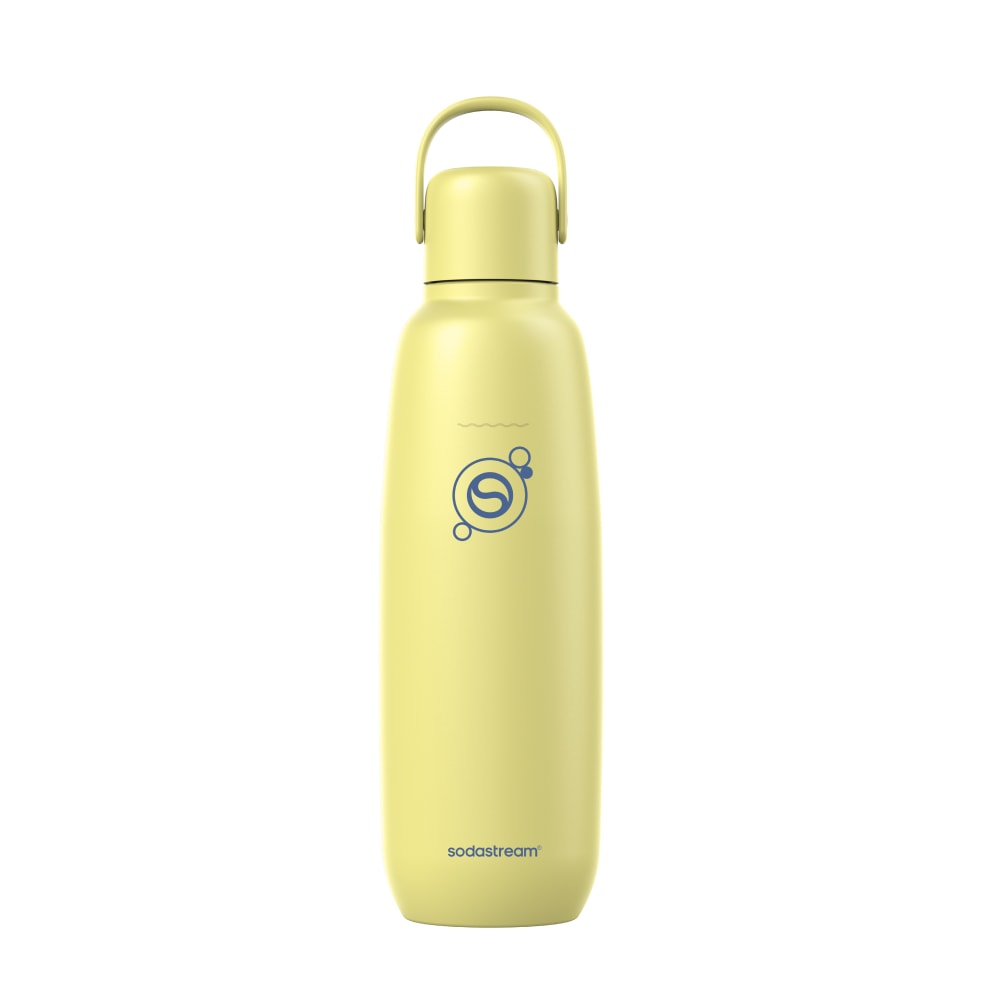 SodaStream Thermoflasche »Metallflasche Fizz&go COOL DWS, 0,9 l, Trinkflasche« kompatibel mit SodaStream DUO, E-DUO, TERRA, ART & ENSO Wassersprudler