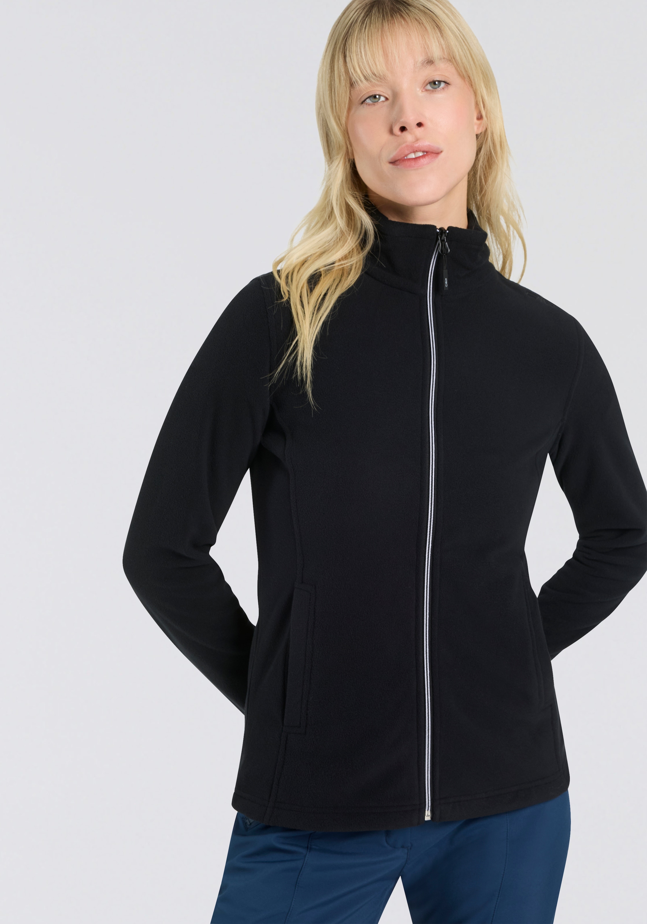 CMP Fleecejacke »WOMAN JACKET« mit Reißverschluss, wasserabweisend, windabweisend, atmungsaktiv