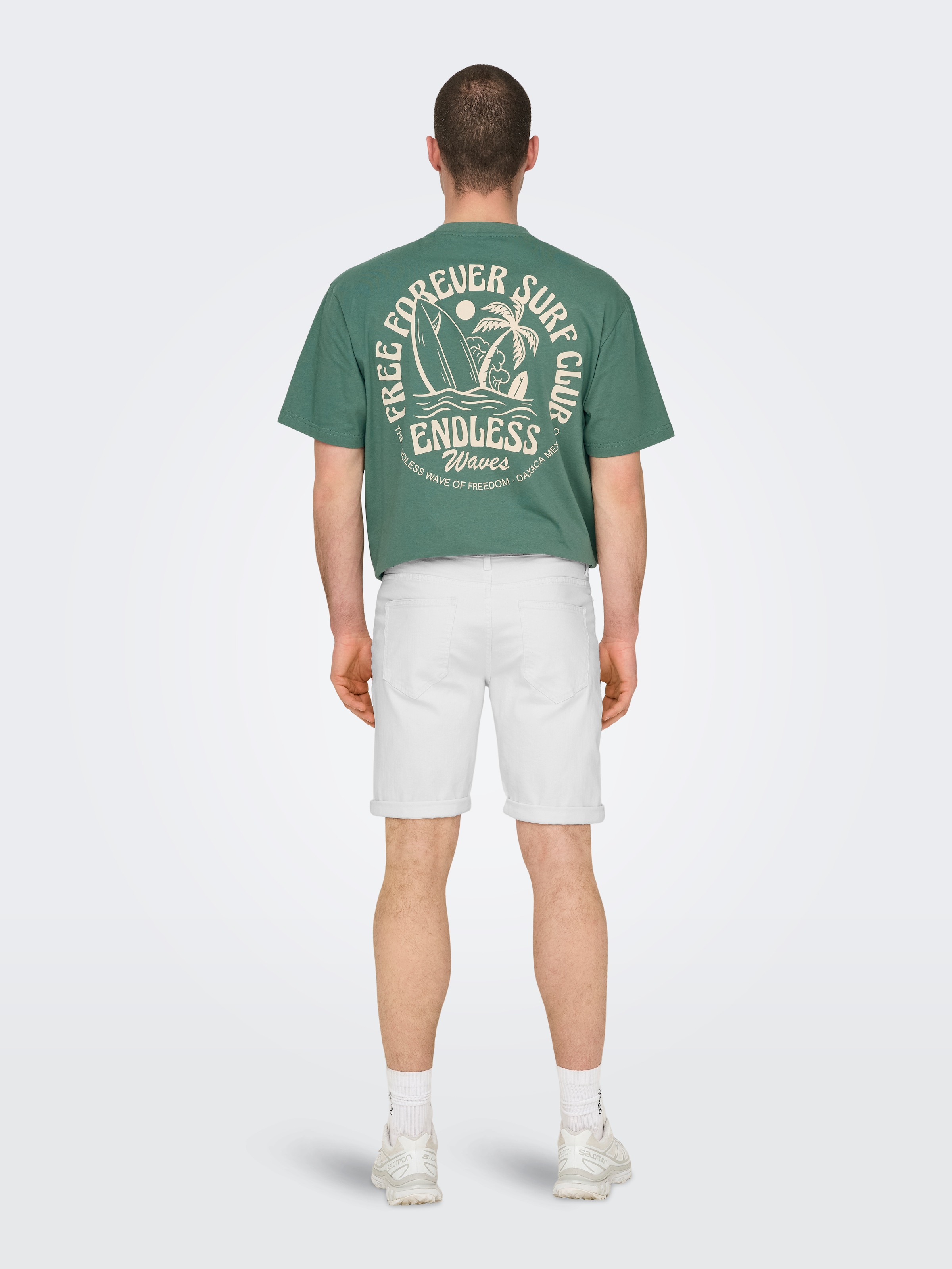 ONLY & SONS Jeansshorts »ONSPLY LIGHT BLUE 5189 SHORTS DNM NOOS«