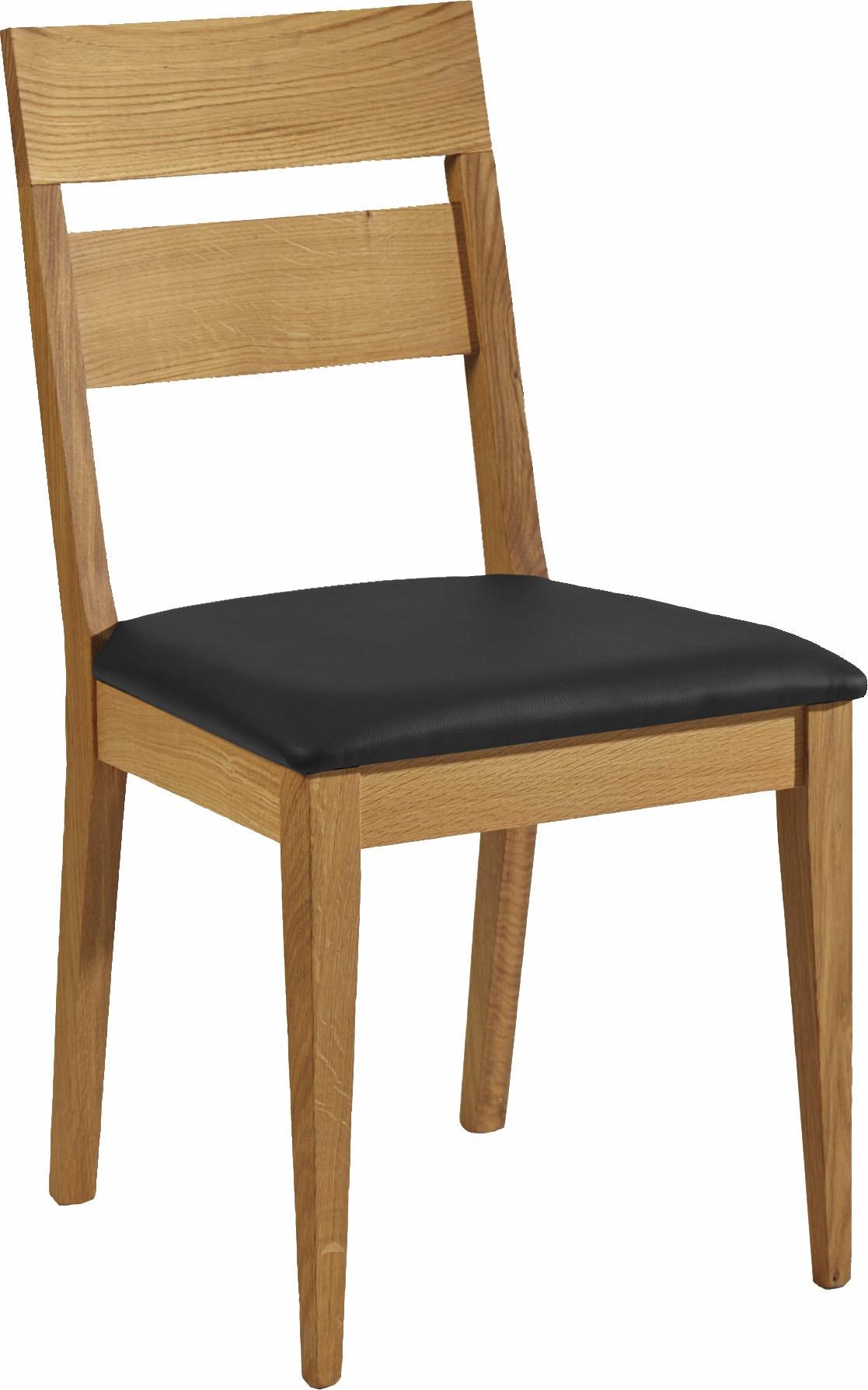 massivline&more 4-Fußstuhl »Filippa-P«, (Set), 2 St., Kunstleder, Gestell a günstig online kaufen