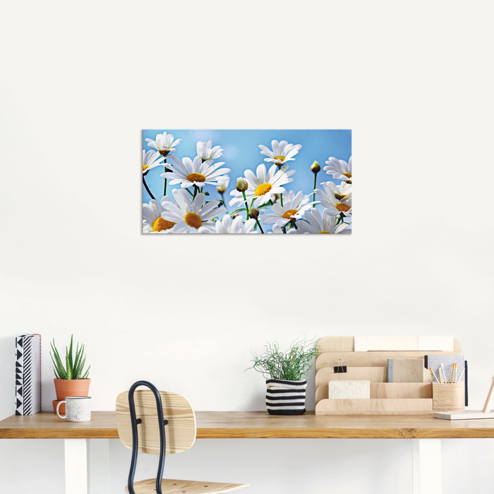 Artland Wandbild »Blumen - Margeriten«, Blumen, (1 St.), als Alubild, Outdoorbild, Leinwandbild in verschied. Größen