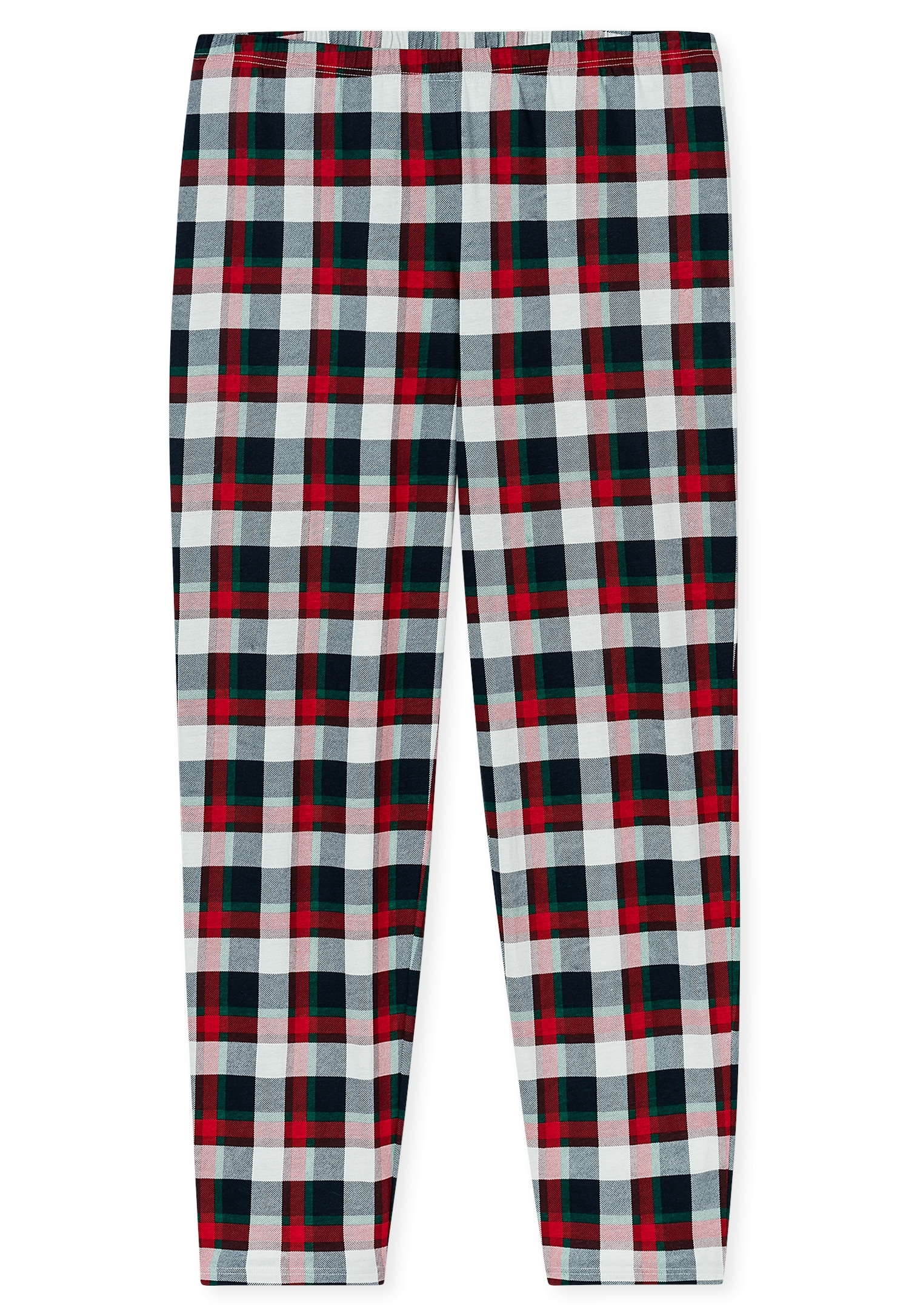 Schiesser Schlafanzug »Family« Rundhalsausschnitt mit Knopfleiste, Brusttasche, Langarm, Hose kariert