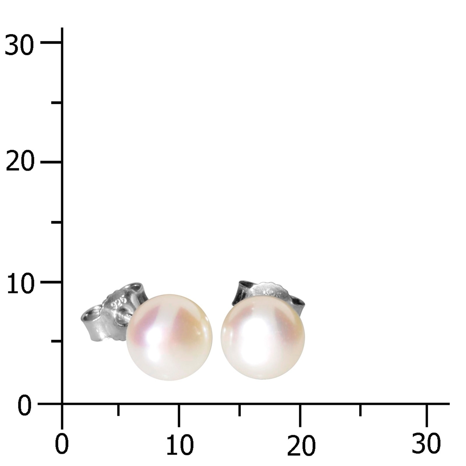 OSTSEE-SCHMUCK Paar Ohrstecker »Ostsee-Schmuck Ohrstecker Ingrid 7 Ohrstecker Ingrid 7«