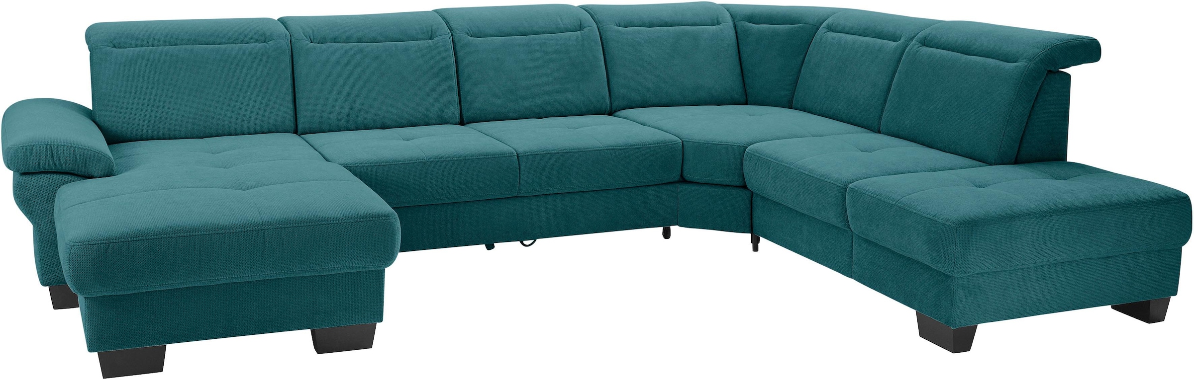 Home affaire Wohnlandschaft »Cornwall U-Form« inkl. Sitztiefenverstellung, günstig online kaufen