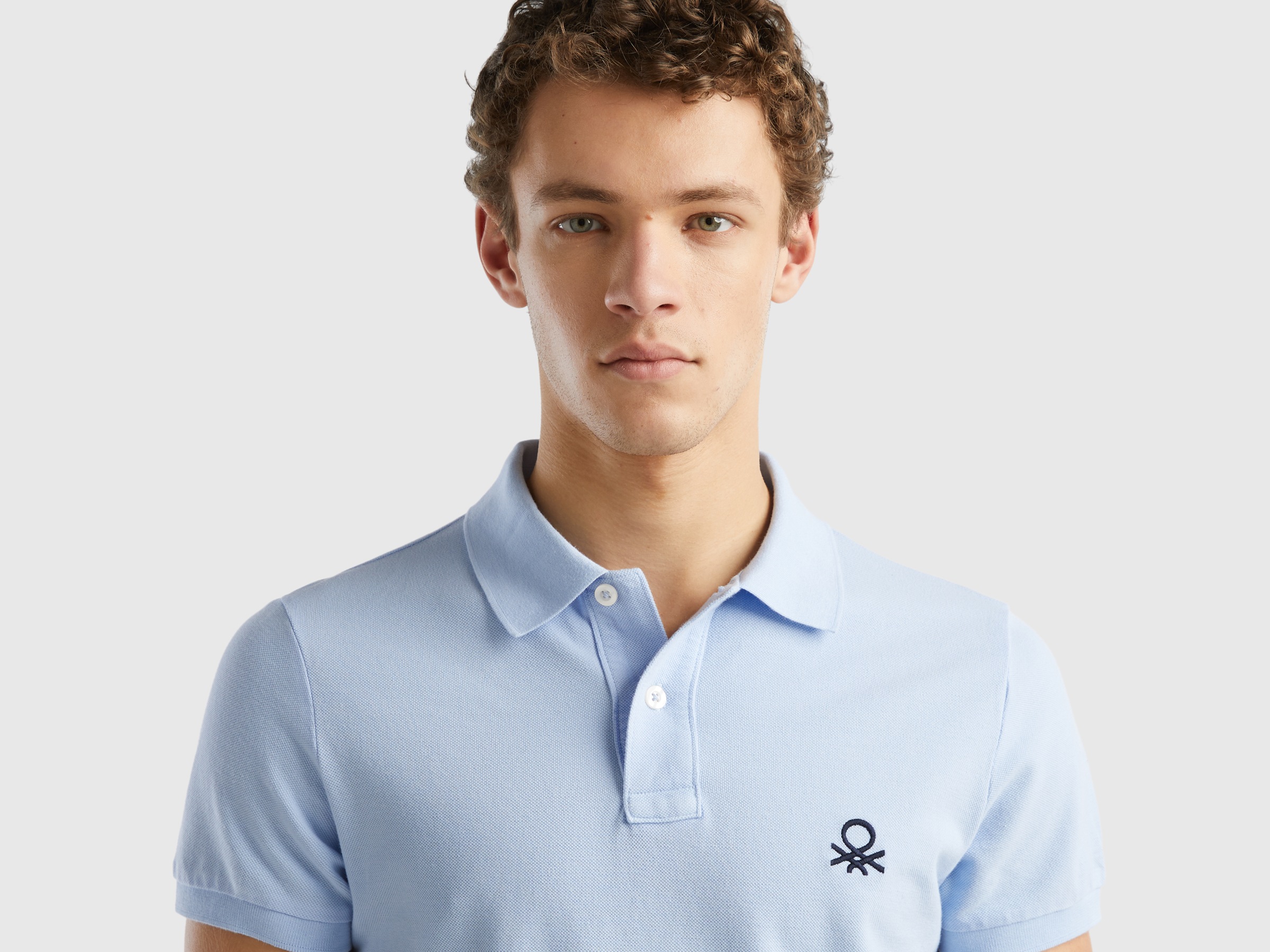 United Colors of Benetton Poloshirt, mit großem Label-Badge