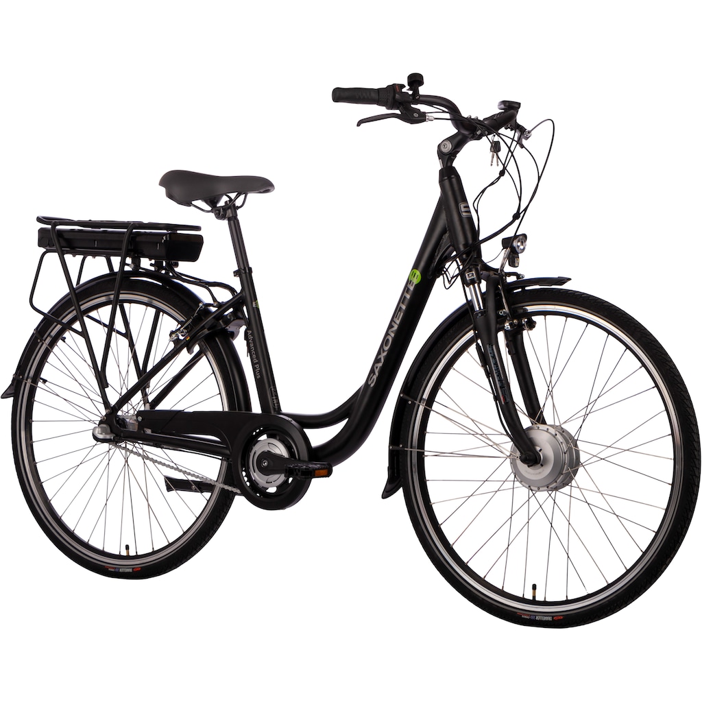 SAXONETTE E-Bike »Advanced Plus«, 3 Gang, Frontmotor 250 W, (mit Akku-Ladegerät)