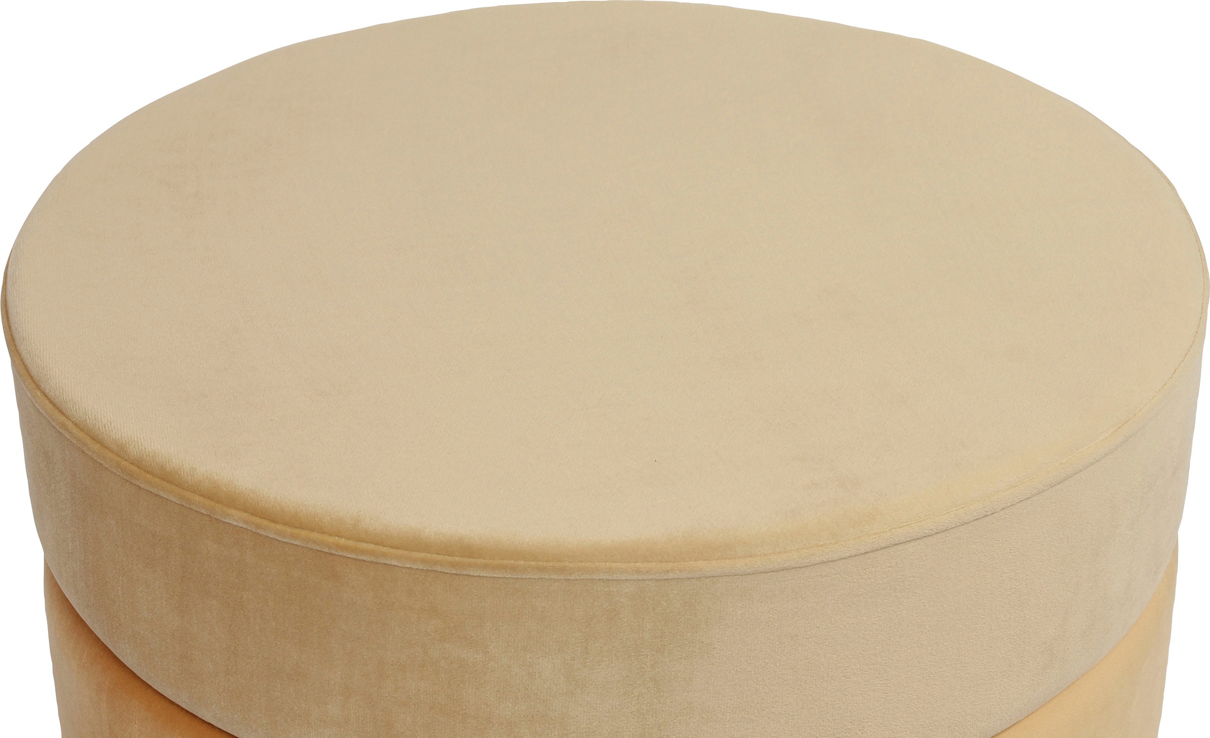 Kayoom Sitzhocker »Hocker Elyse, Edler Touch durch goldenen Sockel«, (1 St. günstig online kaufen