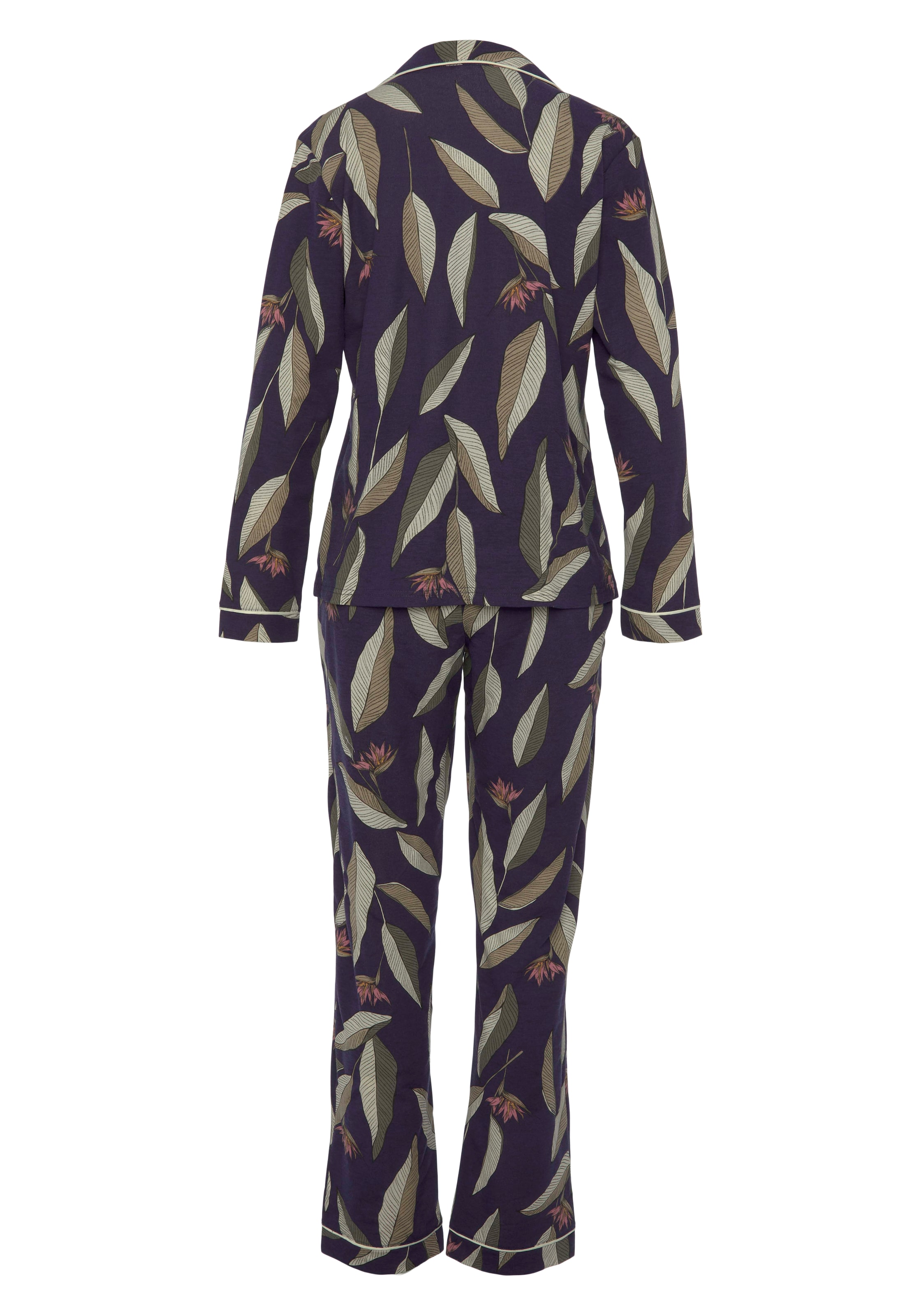 LASCANA Pyjama, (2 tlg.), klassischen Schnitt im kaufen