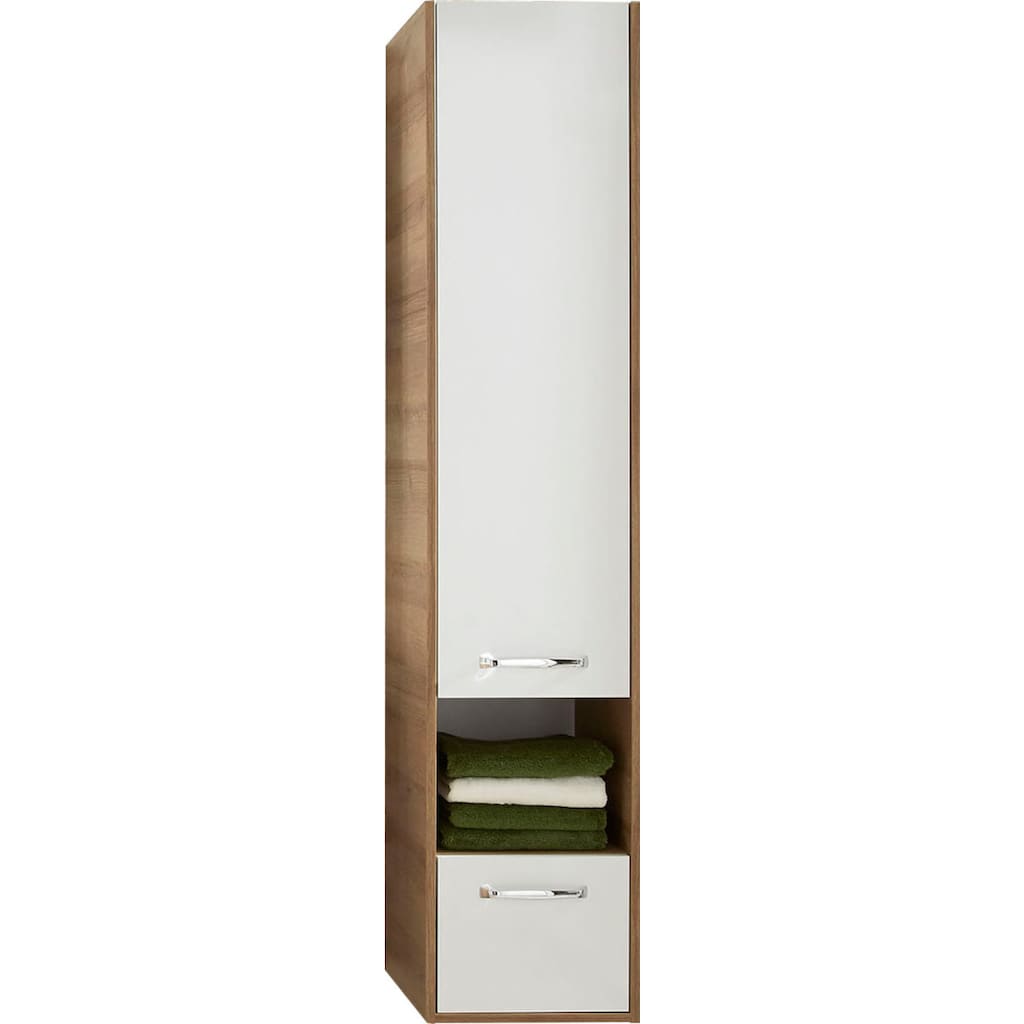 Saphir Hochschrank »Quickset 362 Badschrank, 35 cm breit, 1 Tür, Nische, 1 Schublade«