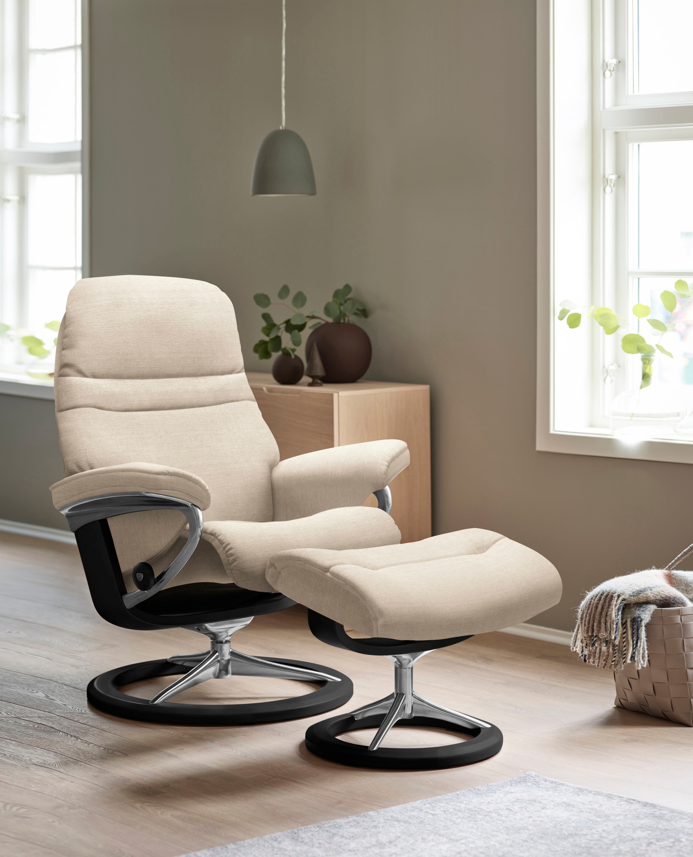 Stressless® Relaxsessel »Sunrise«, mit Signature Base, Größe M, Gestell Sch günstig online kaufen