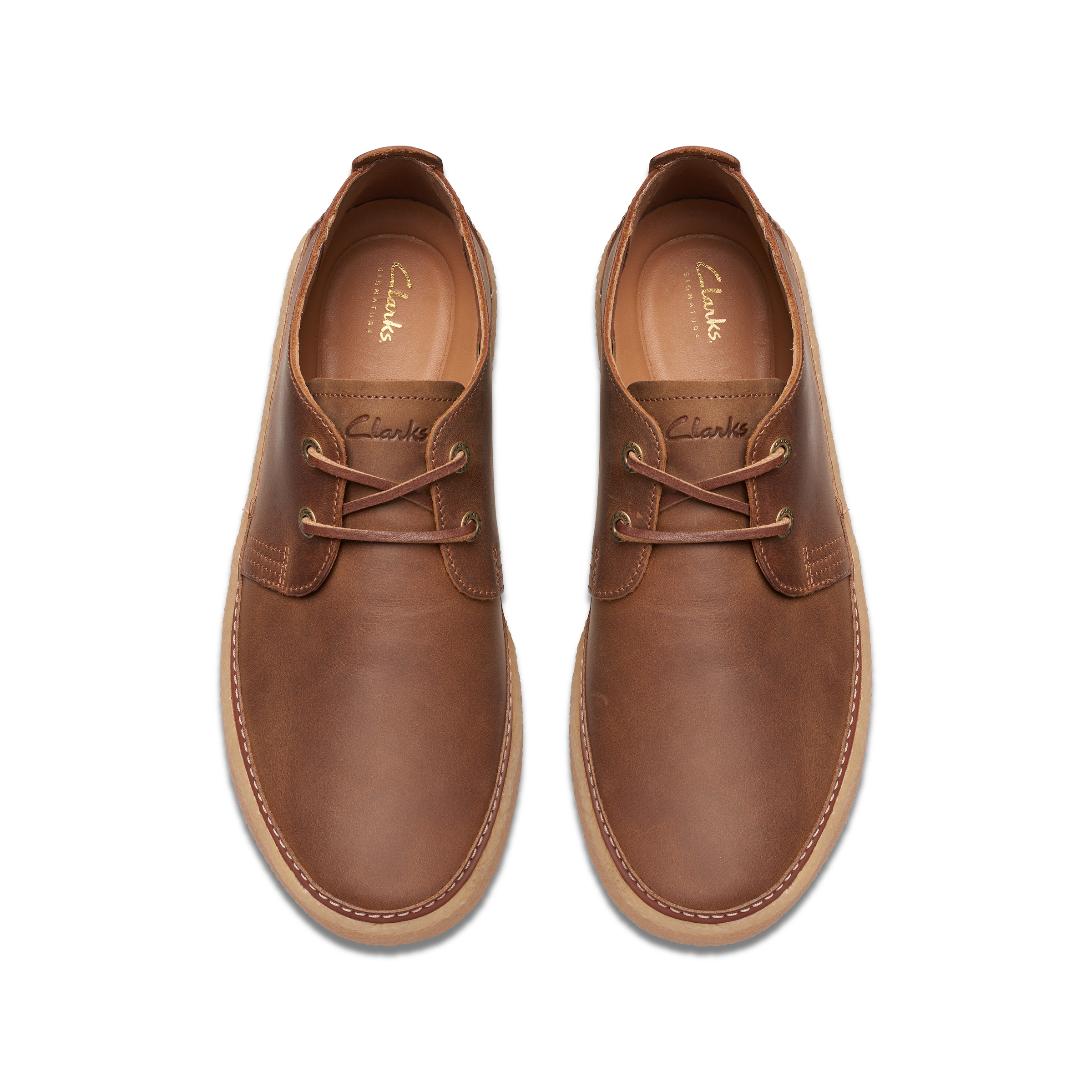 Clarks Schnürschuh »Clarkwood Low«, Schnürschuh, Business Schuh mit markanter Schnürung
