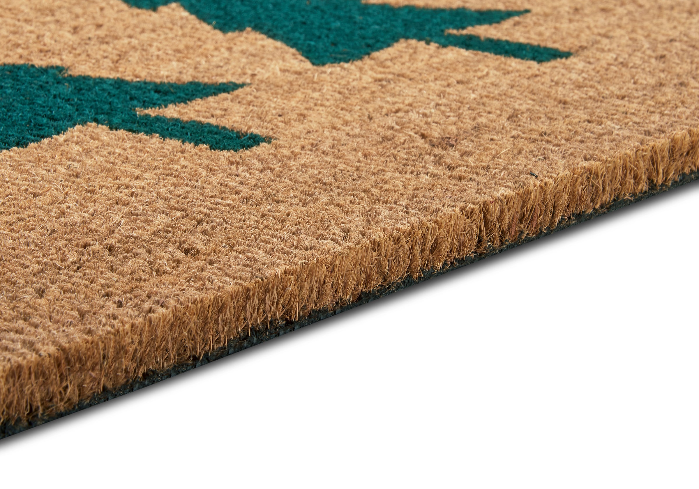HANSE Home Fußmatte »Mix Mats Kokos Pine Trees, Türmatte«, rechteckig, 15 mm Höhe, Weihnachten, Schmutzfangmatte, Outdoor, Rutschfest, Innen, Kokosmatte