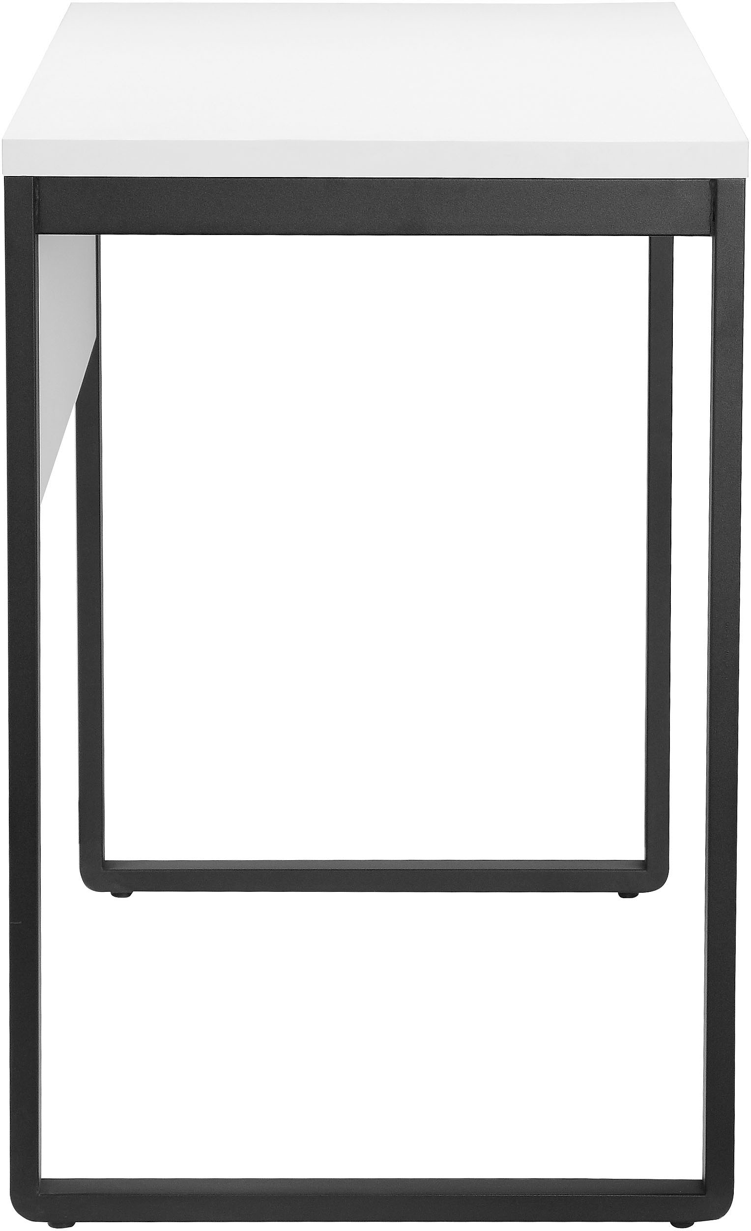 Places of Style Schreibtisch »Moid«, Computertisch, Kabeldurchlass, Metallkufen, Breite 100 cm