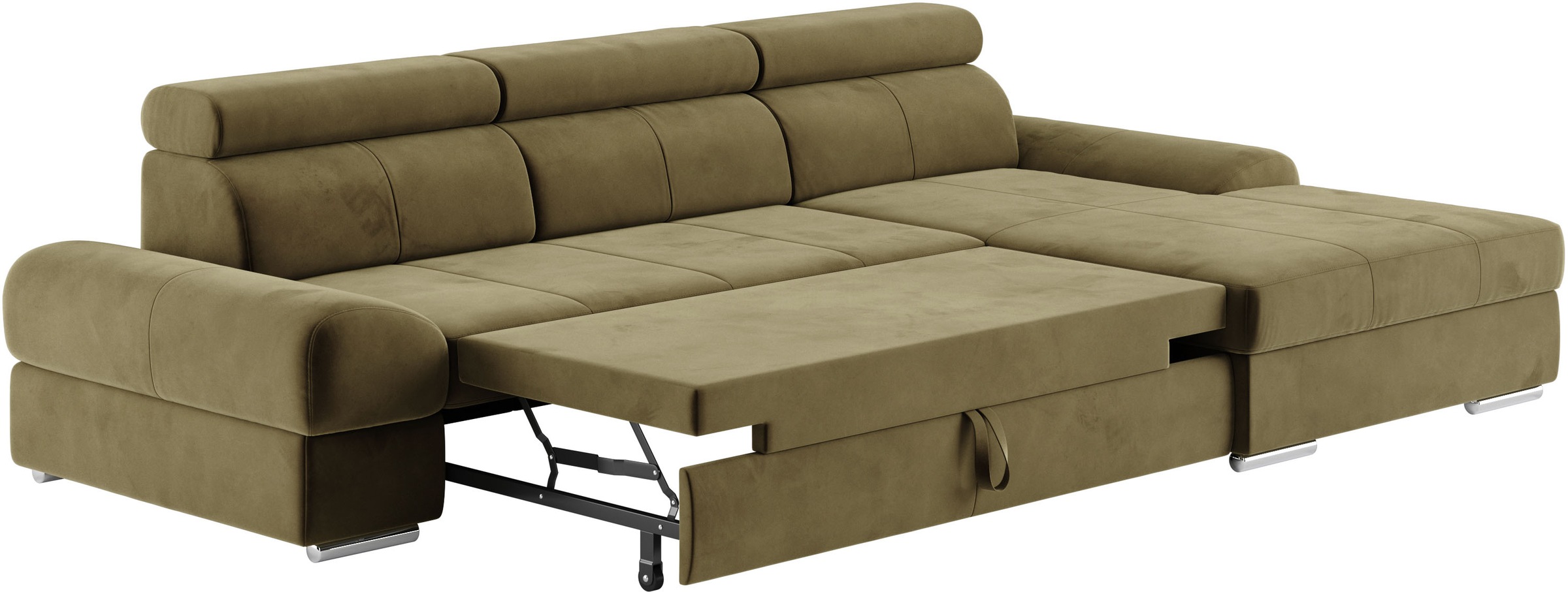 sit&more Ecksofa »Broadway L-Form«, inklusive Kopfteilverstellung, wahlweise mit Bettfunktion