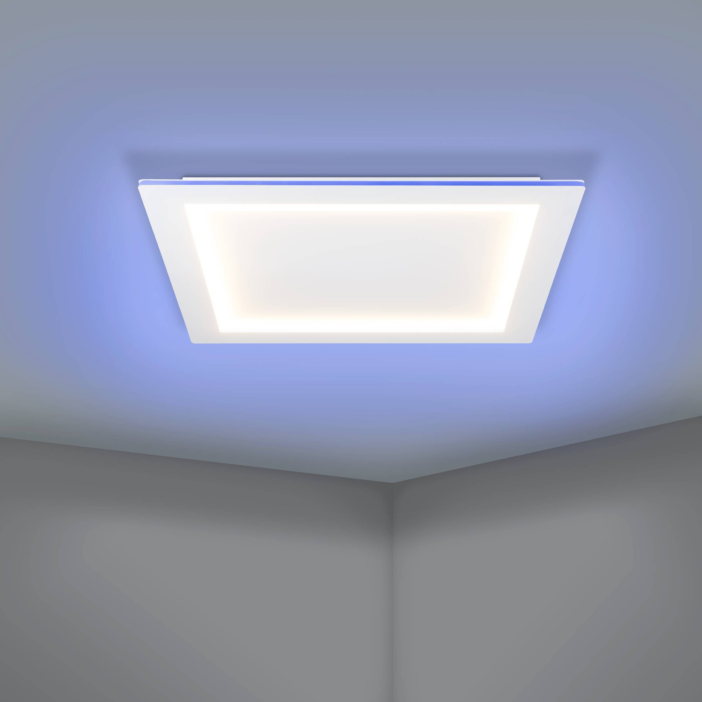 EGLO Deckenleuchte »Padrogiano-Z Deckenlampe, ZigBee 3.0, App und Sprachsteuerung, Lampe« LED-Modul 1 Stk. Kaltweiß | RGB ZigBee, App und Sprachsteuerung Alexa, RGB, dimmbare Deckenlampe, 60cm