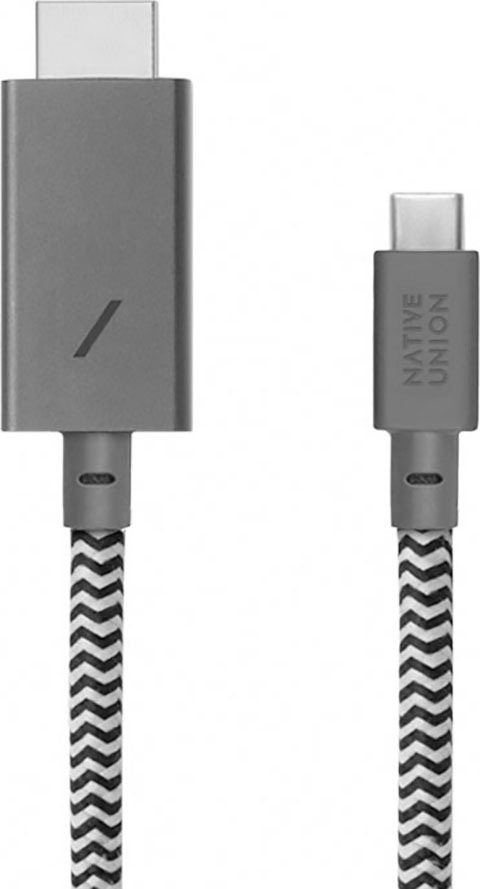 NATIVE UNION USB-Kabel »Belt Cable USB-C to HDMI 3m«, HDMI, USB-C, 300 cm
