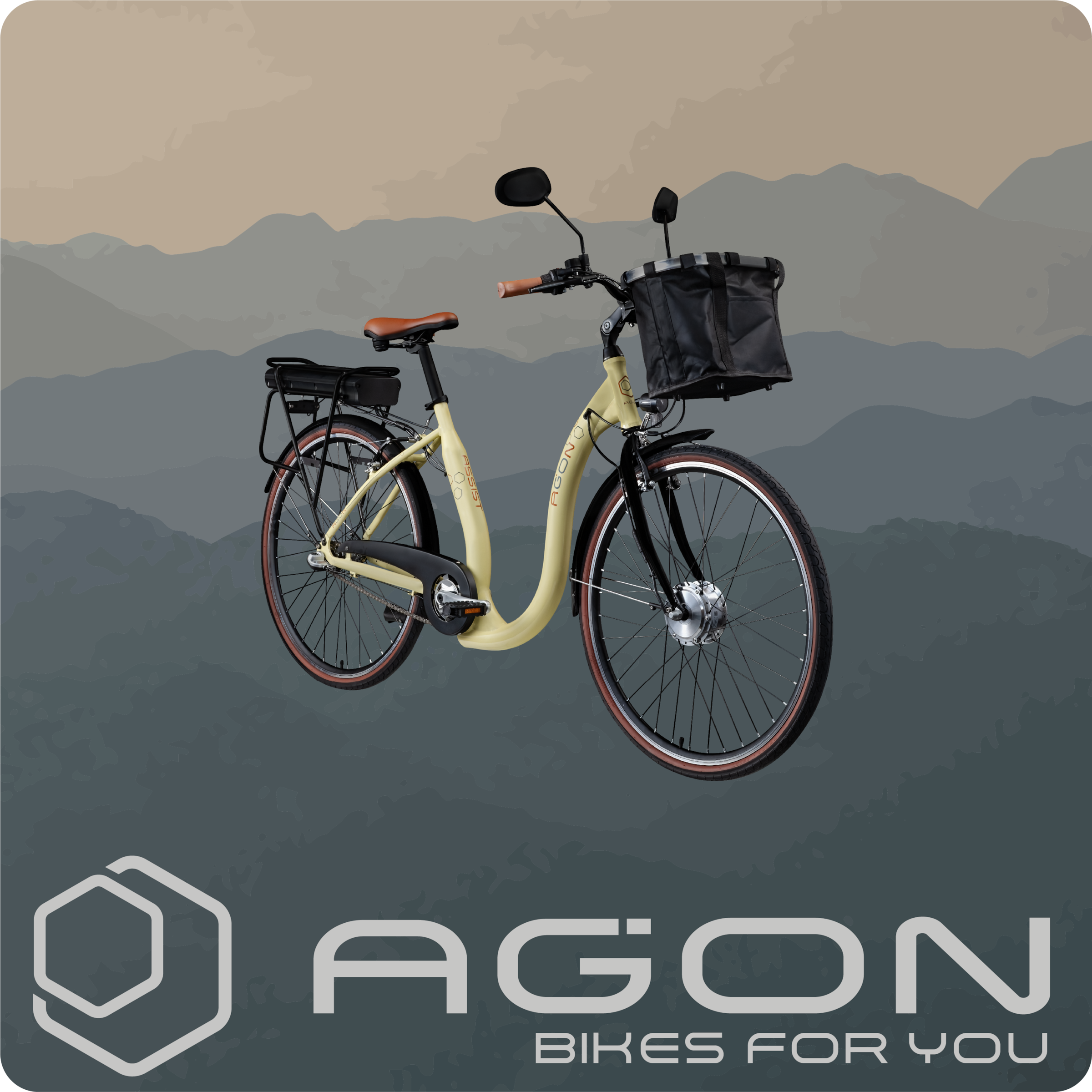 AGON »Assist« 3 Gang Nabenschaltung Frontmotor 250 W tiefer Einstieg